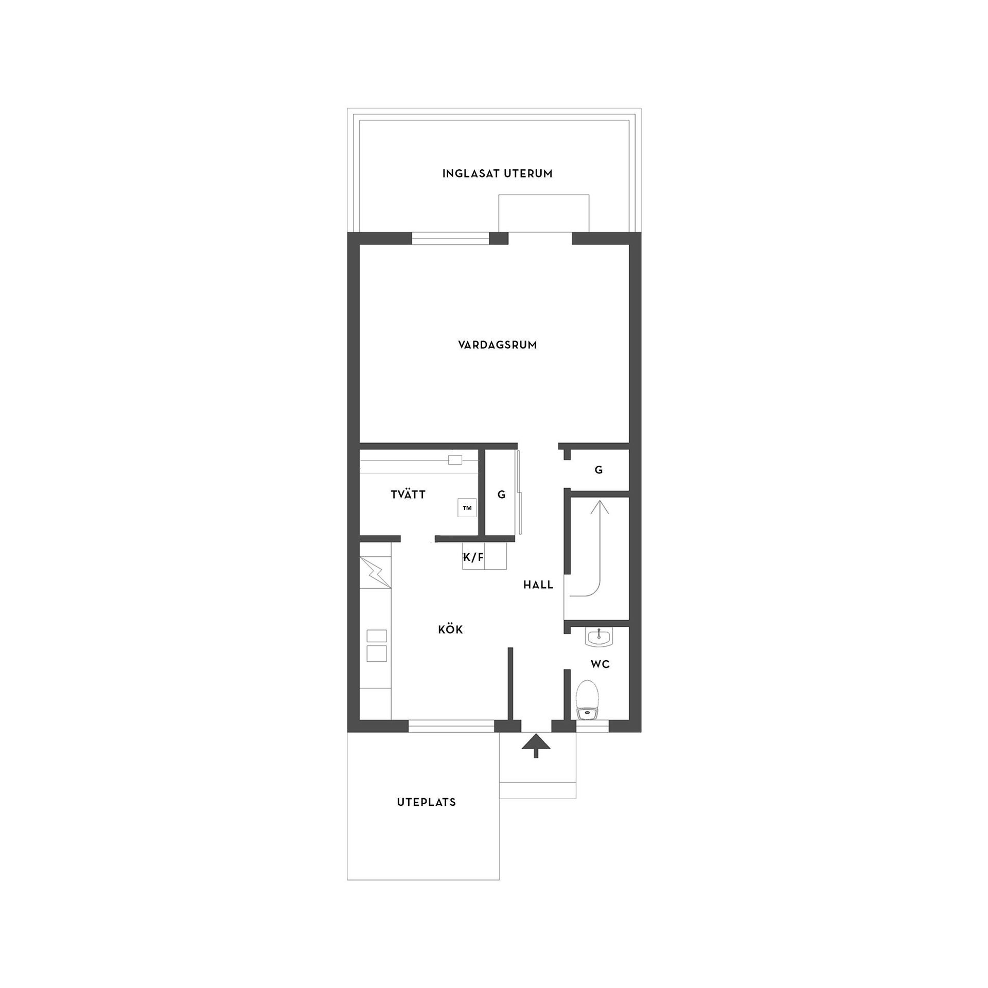 Radhus, Solrosgatan 5F, Eskilstuna
