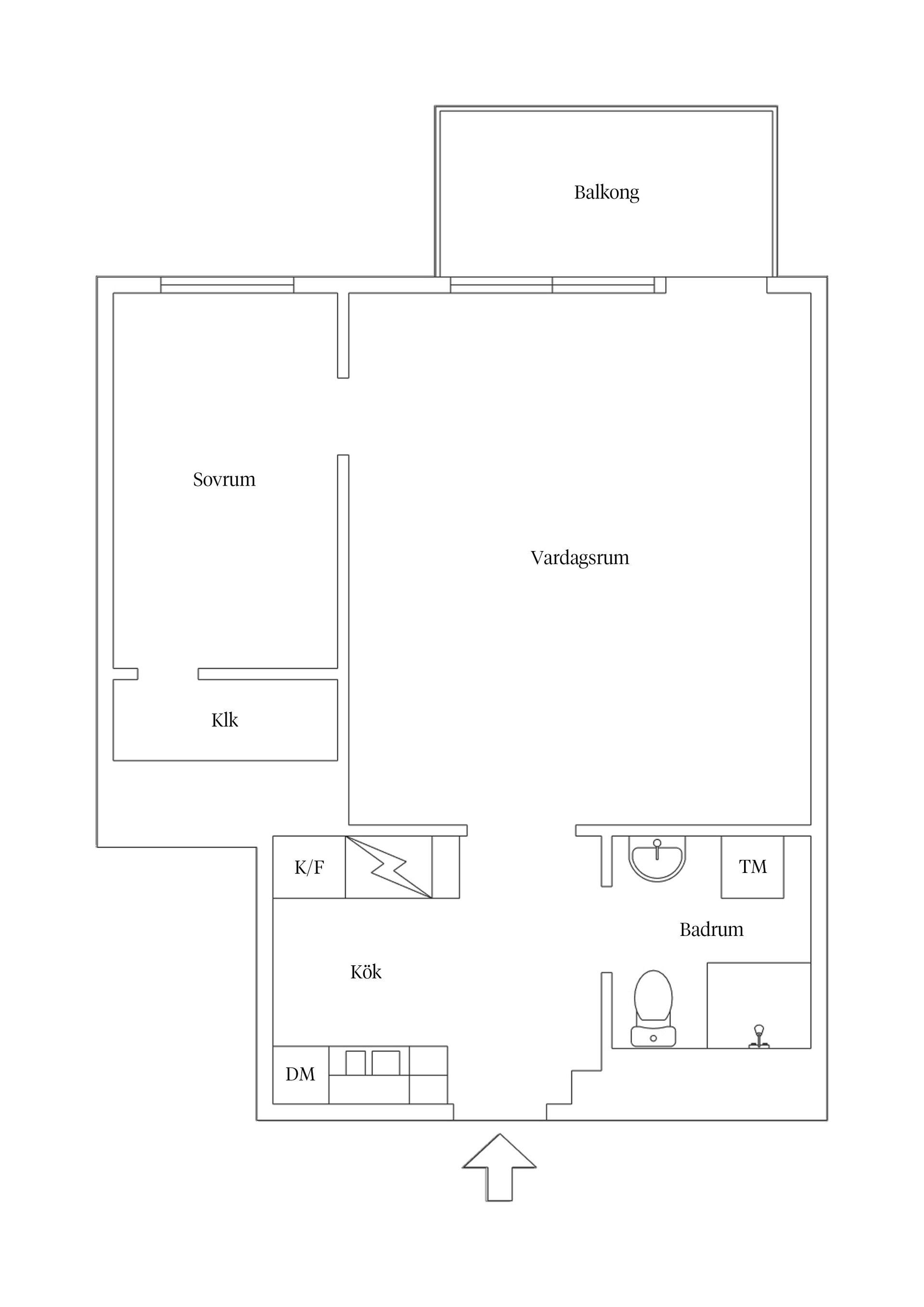 Bostadsrätt, Gluntens gränd 4B, Främre Luthagen, Uppsala
