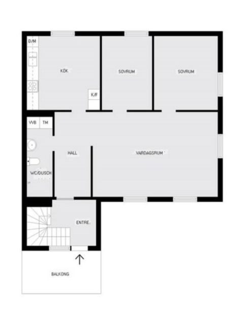 Bostadsrätt, Kyrkogatan 47D, Centrala Mora, Mora