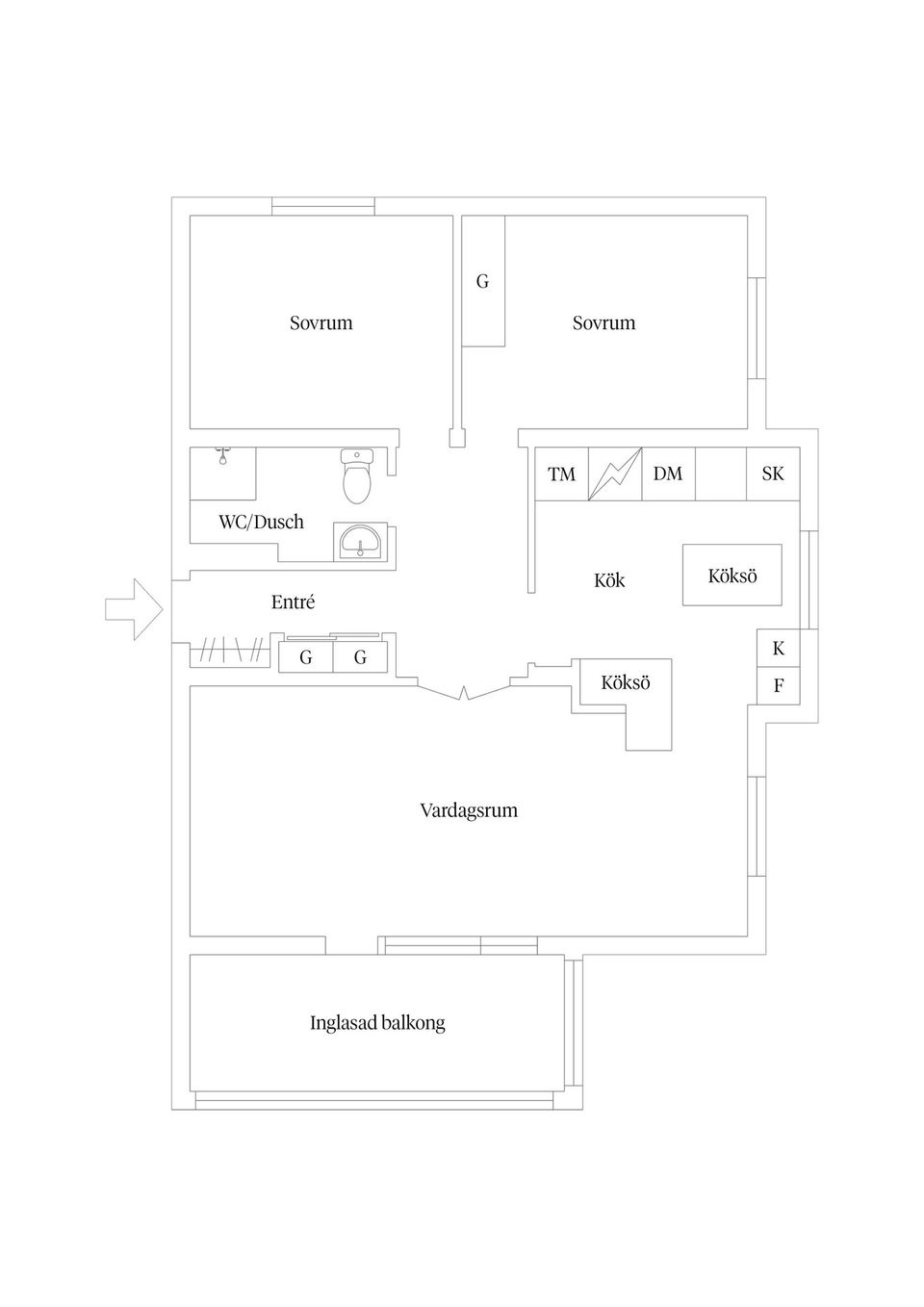 Bostadsrätt, Falkenbergsvägen 27, Södra området, Kalmar