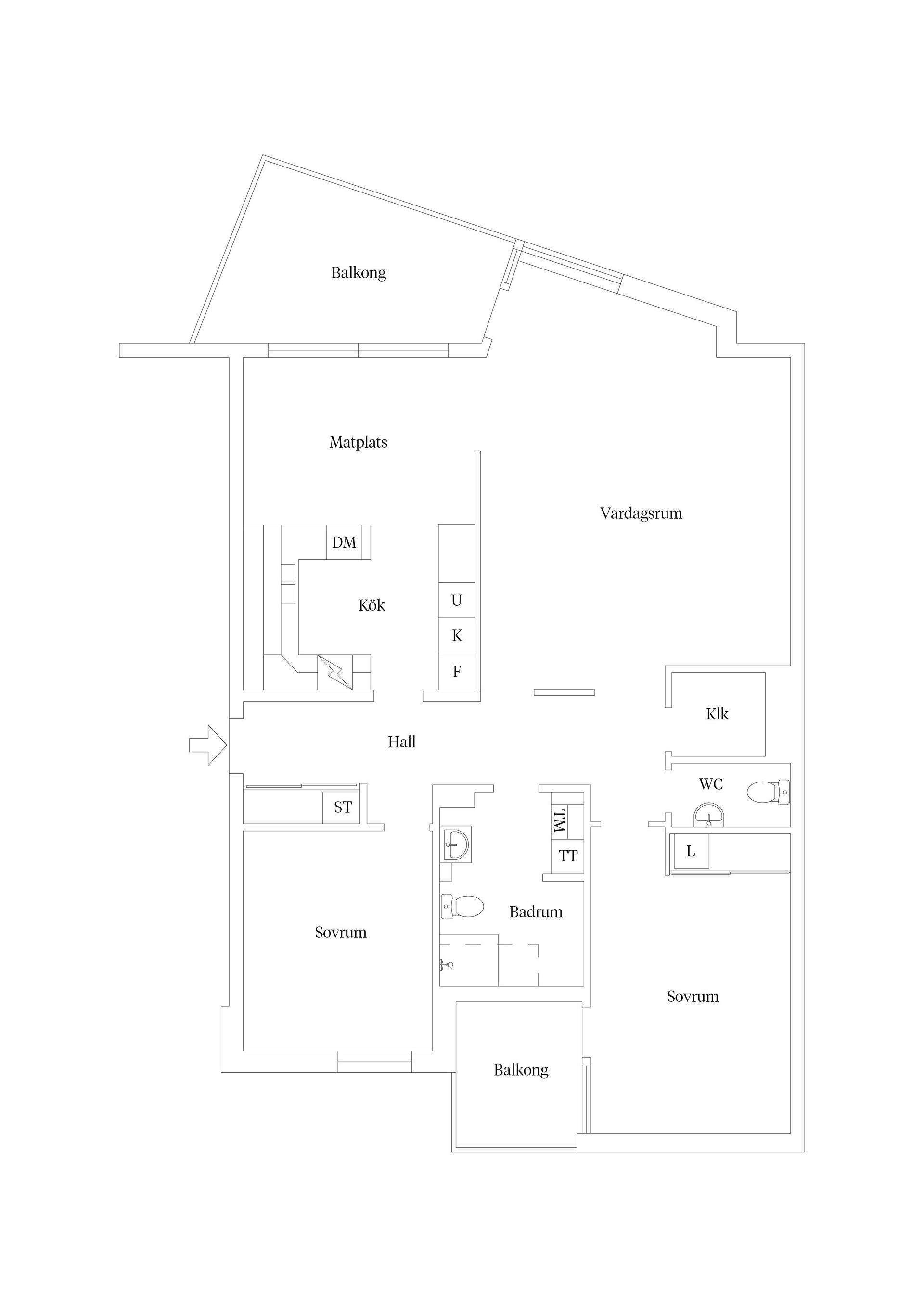 Bostadsrätt, Krankajen 2, Dockan, Malmö