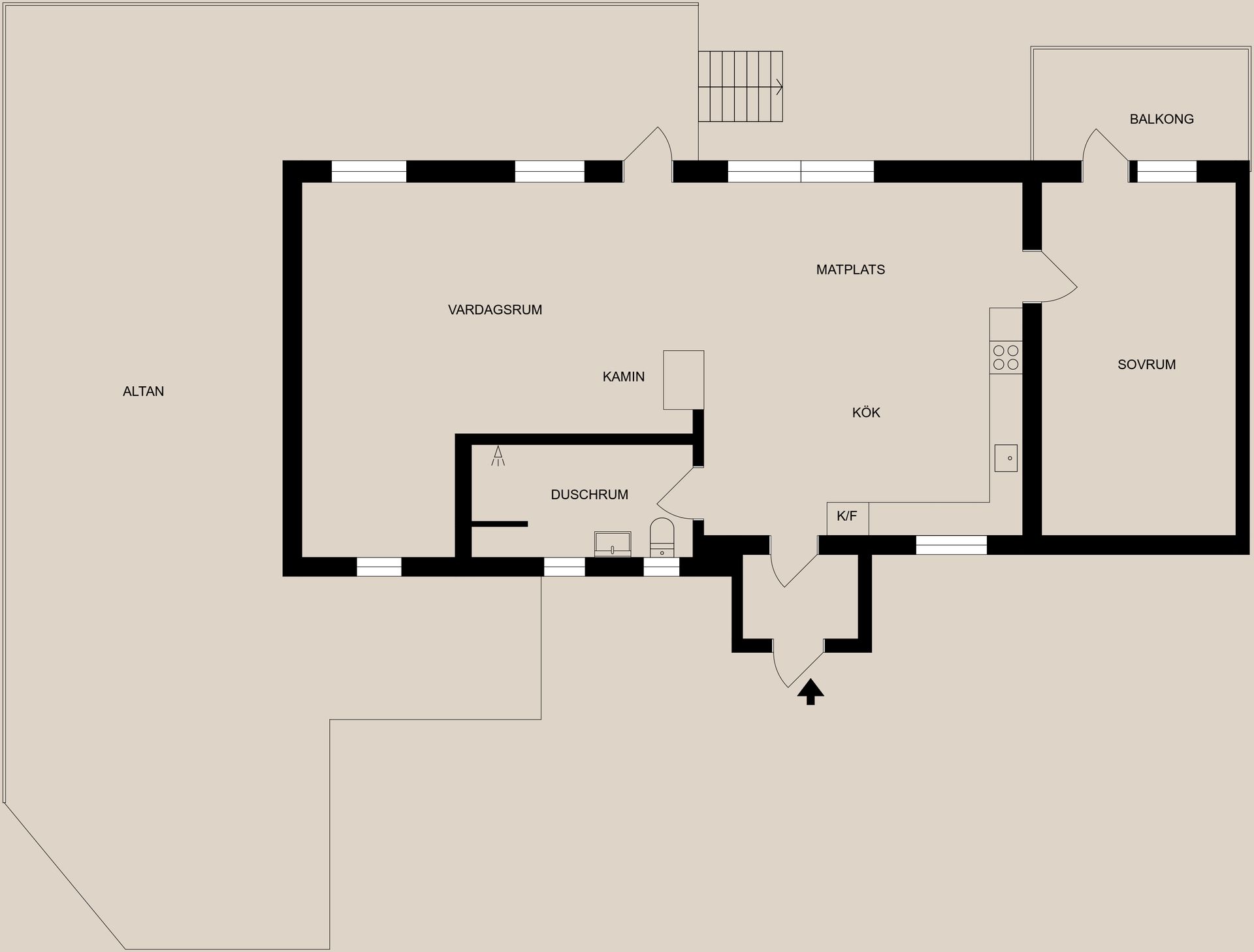 Villa, Stora Bryggans väg 48, Mauritzberg, Norrköping