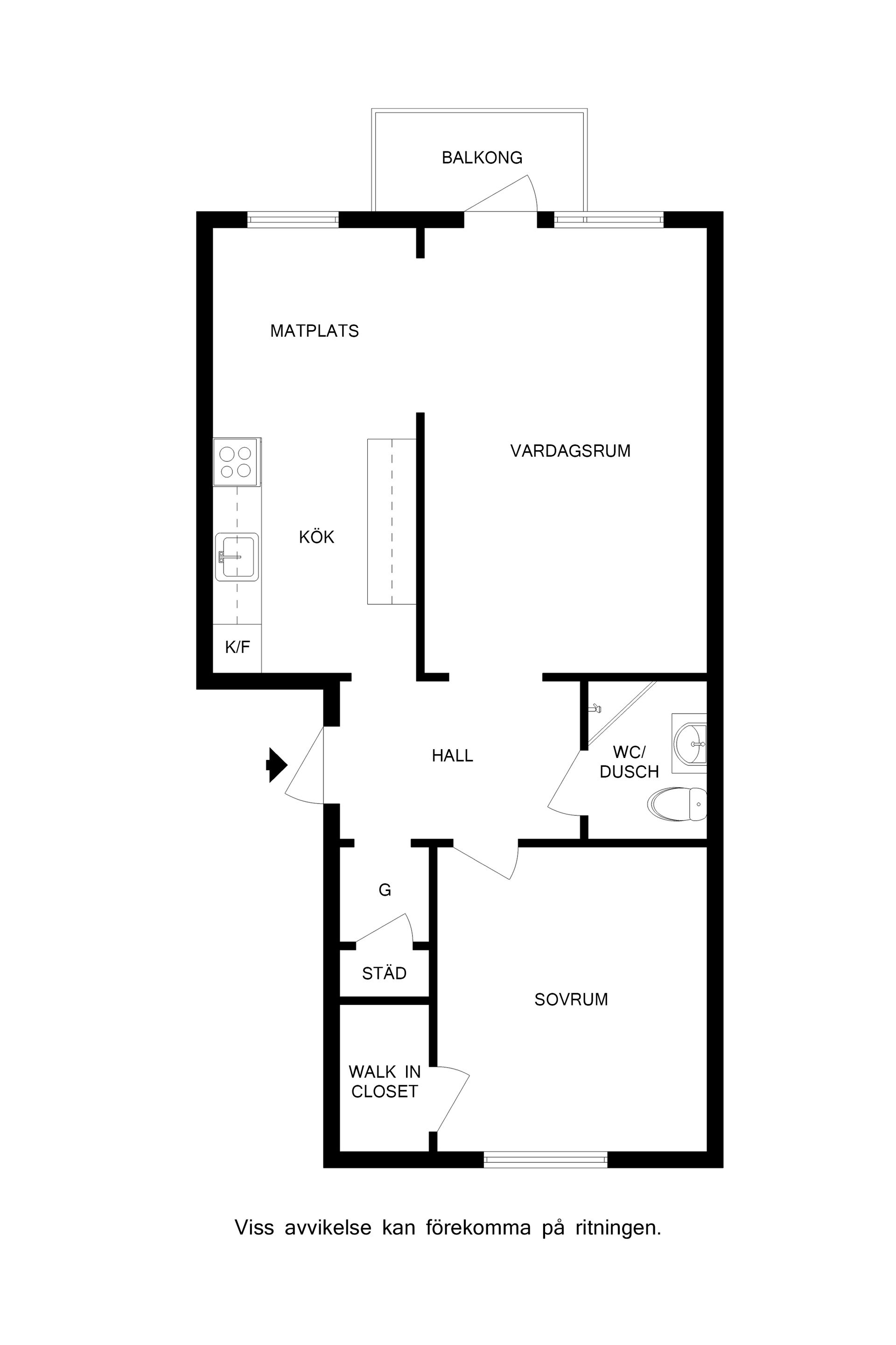 Bostadsrätt, Mellankullagatan 8B, Väster, Hässleholm