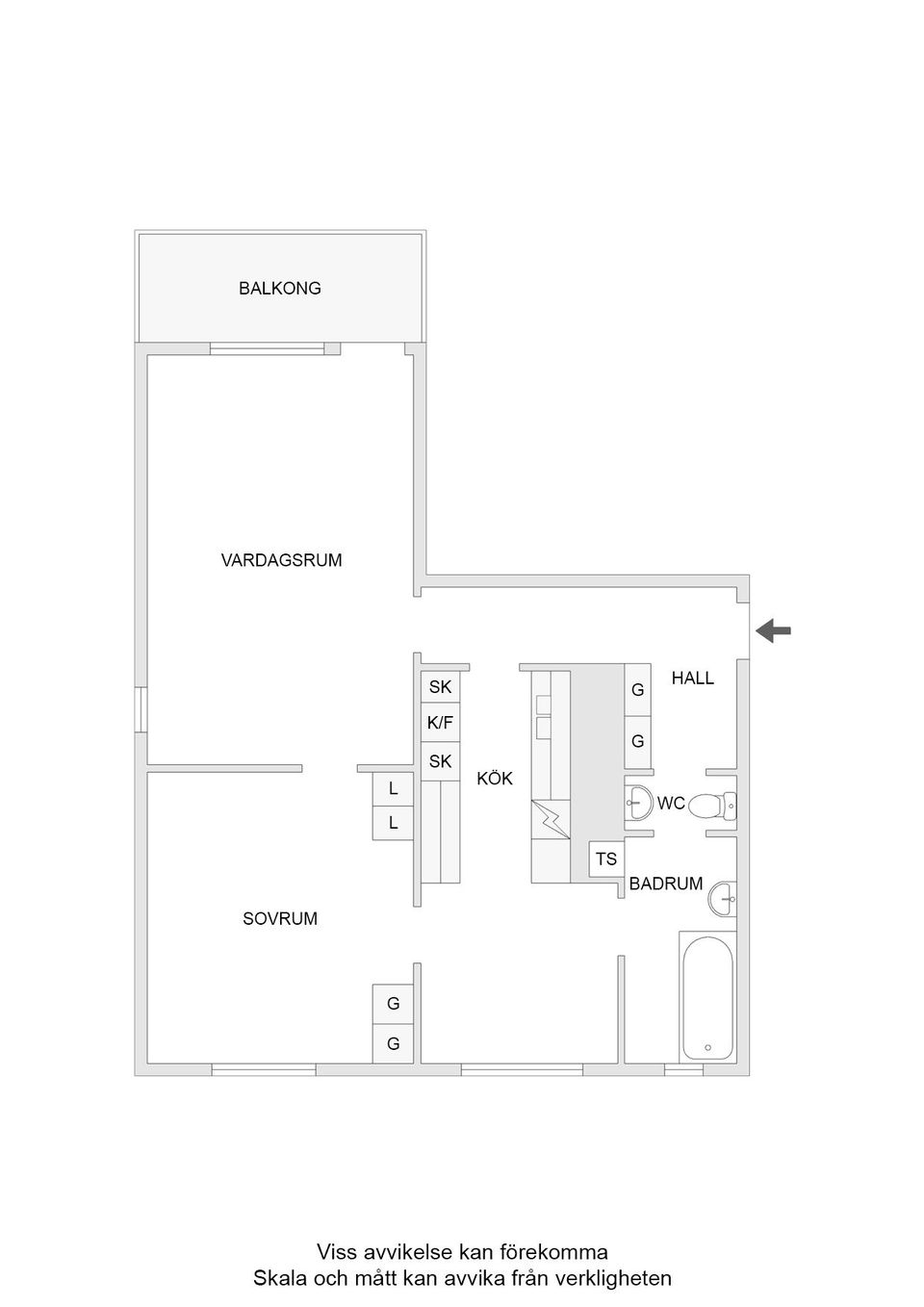 Bostadsrätt, Järdalavägen 90C, Hörnläge, Ekholmen, Linköping