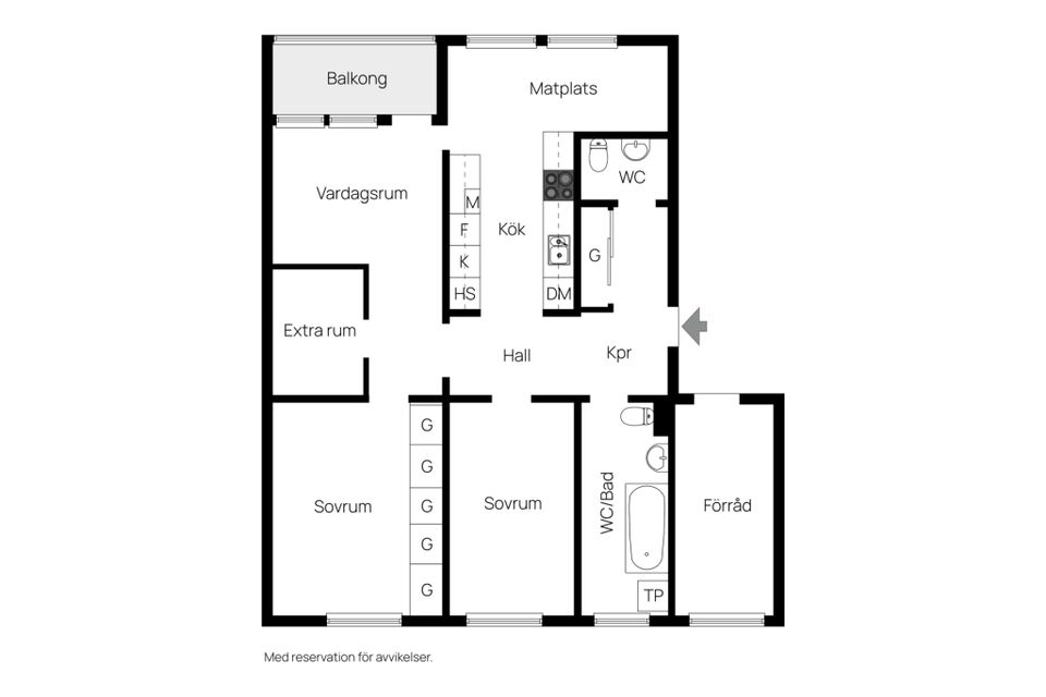 Bostadsrätt, Rönnbärsvägen 3, Tibble, Upplands-Bro