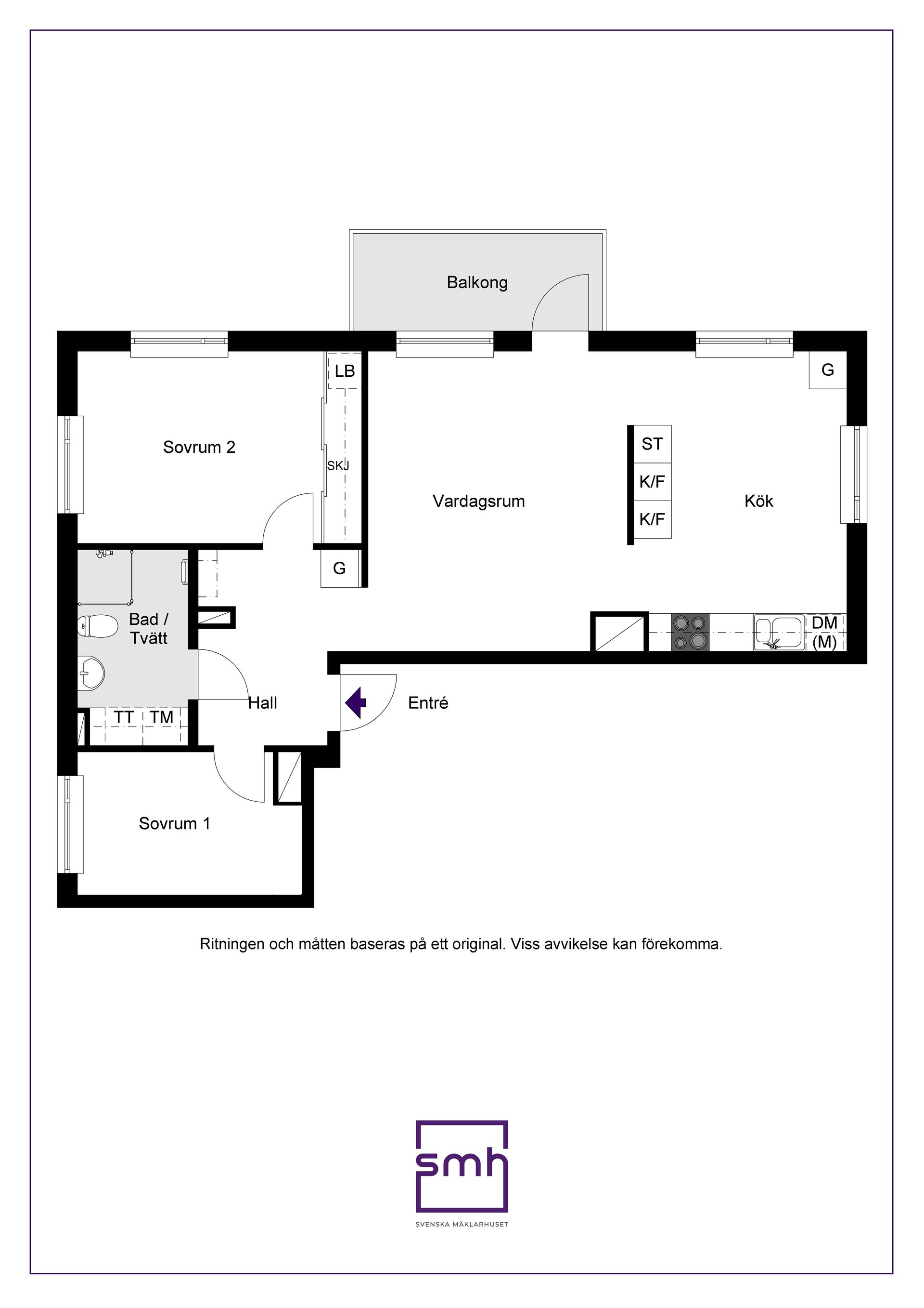 Bostadsrätt, Oskarslundsbacken 37, 4 tr!, Liljeholmskajen, Stockholm