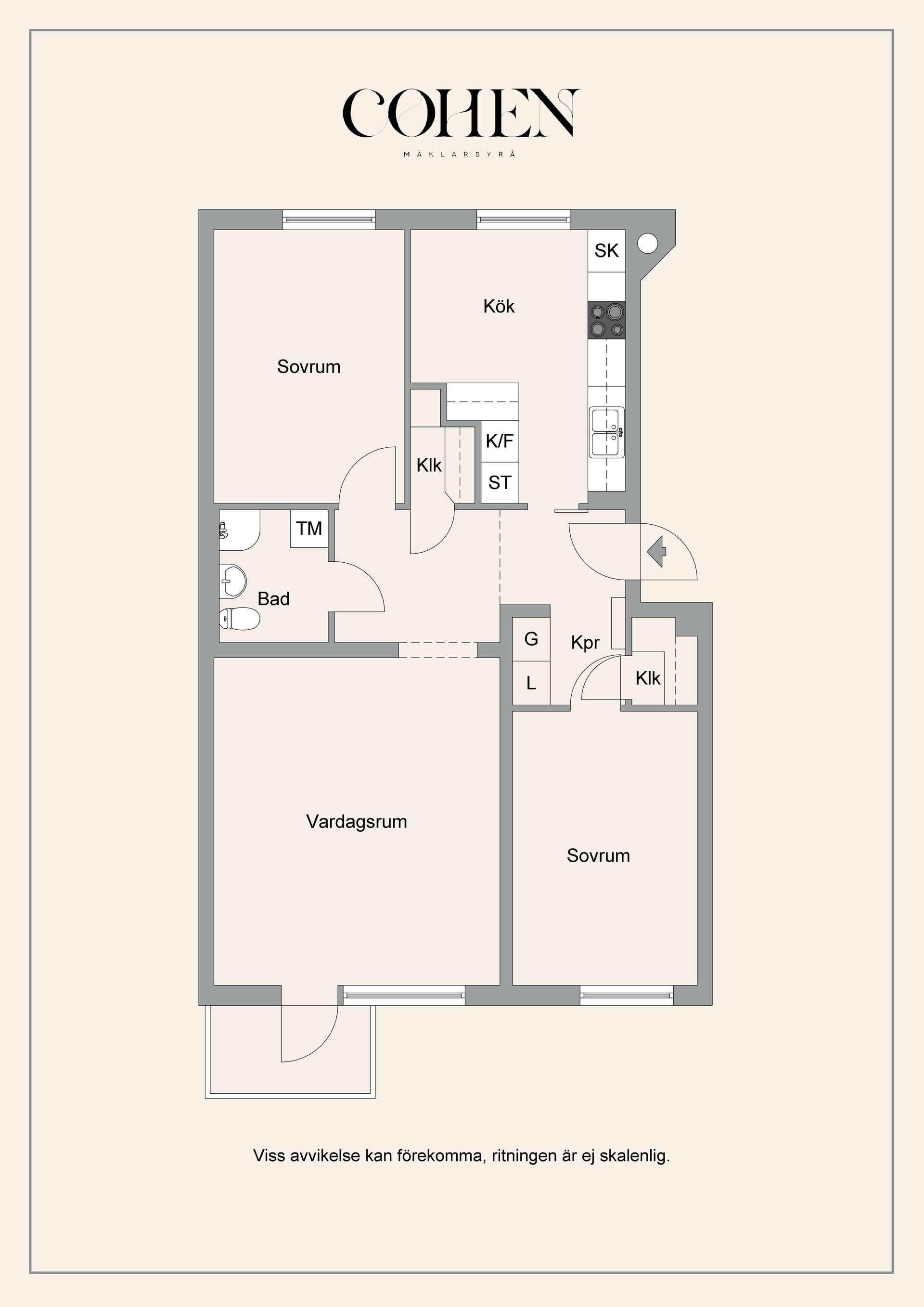 Bostadsrätt, Gnejsvägen 16B, Eriksberg, Uppsala
