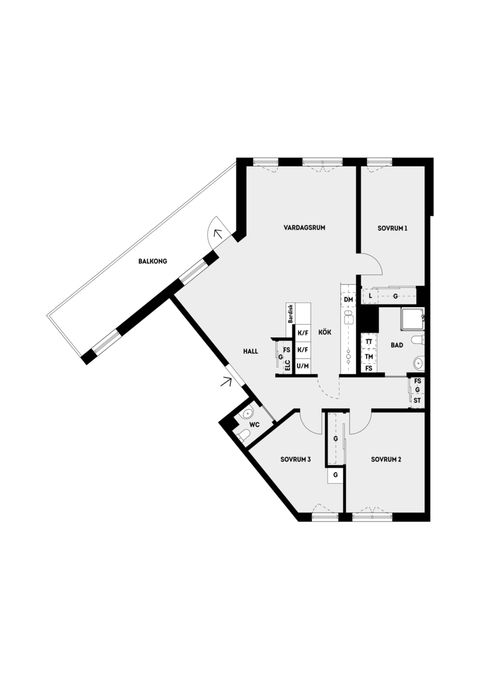 Bostadsrätt, Boulevarden 69, 1 tr, Täby Park, Täby