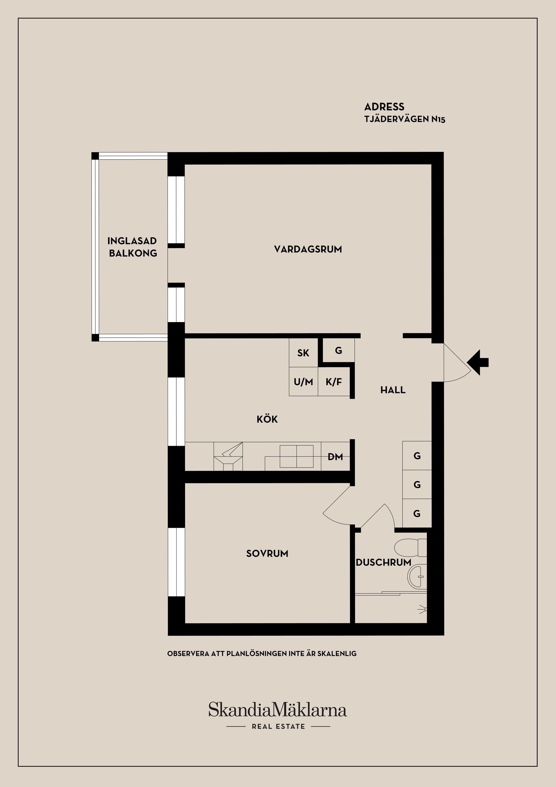 Bostadsrätt, Tjädervägen 15, Korsta, Sundsvall