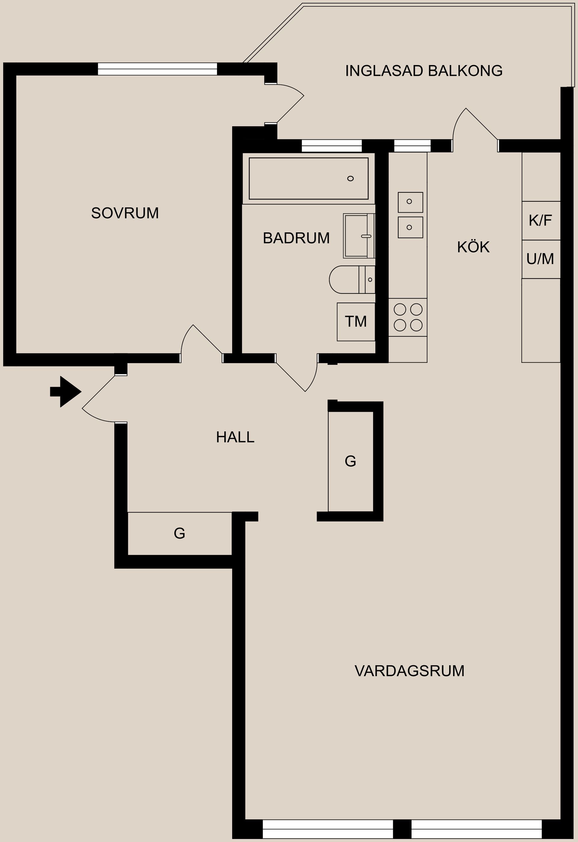 Bostadsrätt, Spjutgatan 32, Ektorp, Norrköping