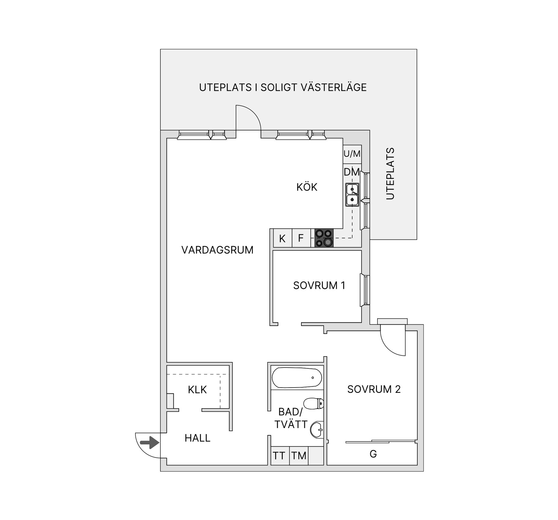 Bostadsrätt, Murbruksgatan 6, Limhamns Sjöstad, Malmö