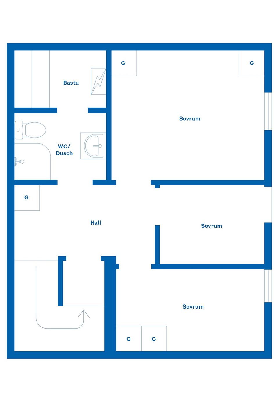 Bostadsrätt, Toppstigen 23, Järvsö, Öjeberget, Ljusdal