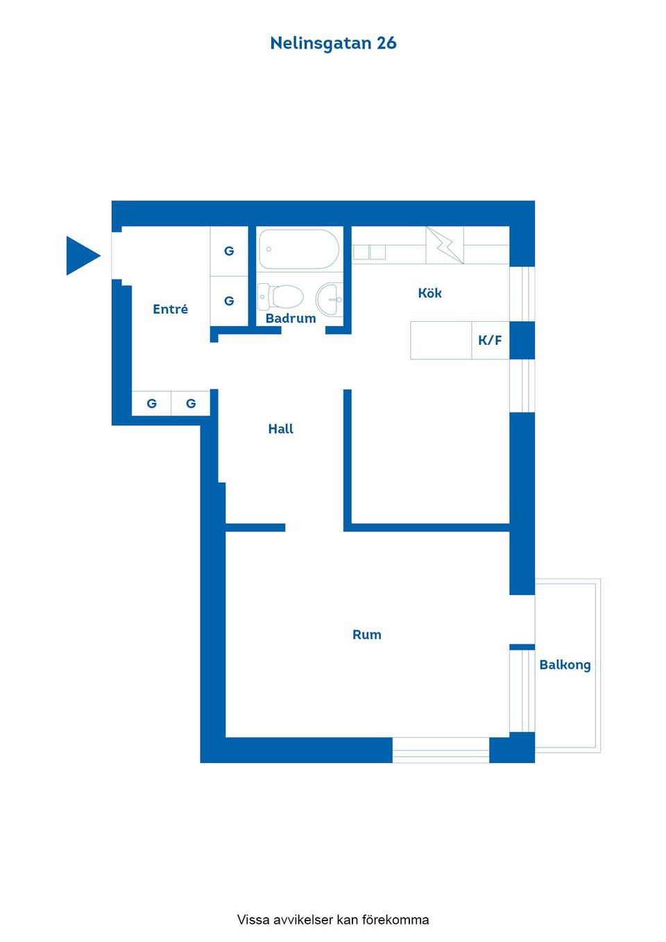 Bostadsrätt, Nelinsgatan 26, Söder, Norrköping