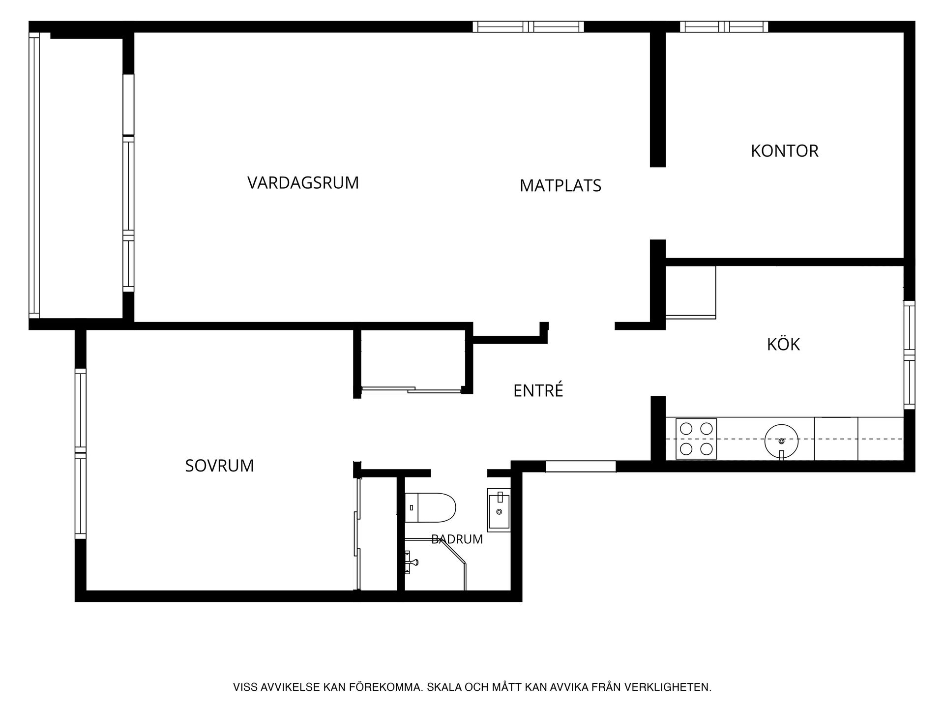 Bostadsrätt, Hesekillegatan 31C, Centralt, Trelleborg, Trelleborg