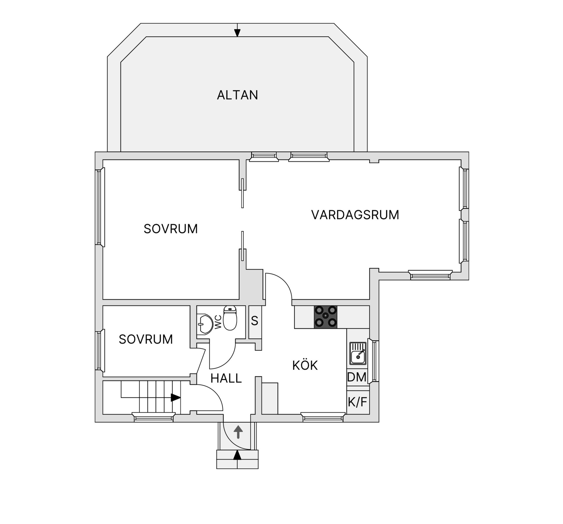 Villa, Nyhamn 35, Stackgrönnan, Skellefteå