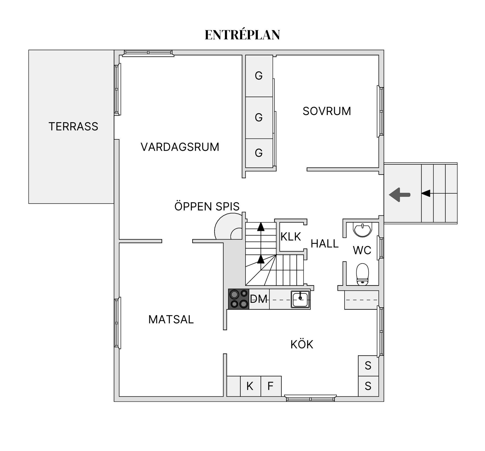 Villa, Värnamovägen 28, Hånger, Värnamo