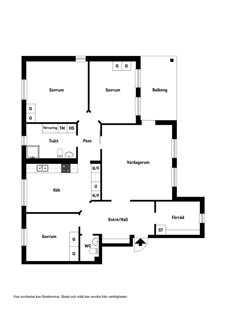 Bostadsrätt, Vinamans väg 2, Kampen, Växjö