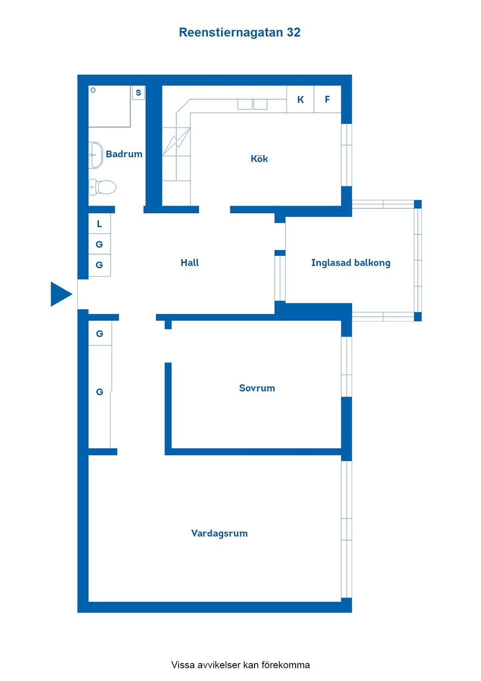 Bostadsrätt, Reenstiernagatan 32, Eneby, Norrköping