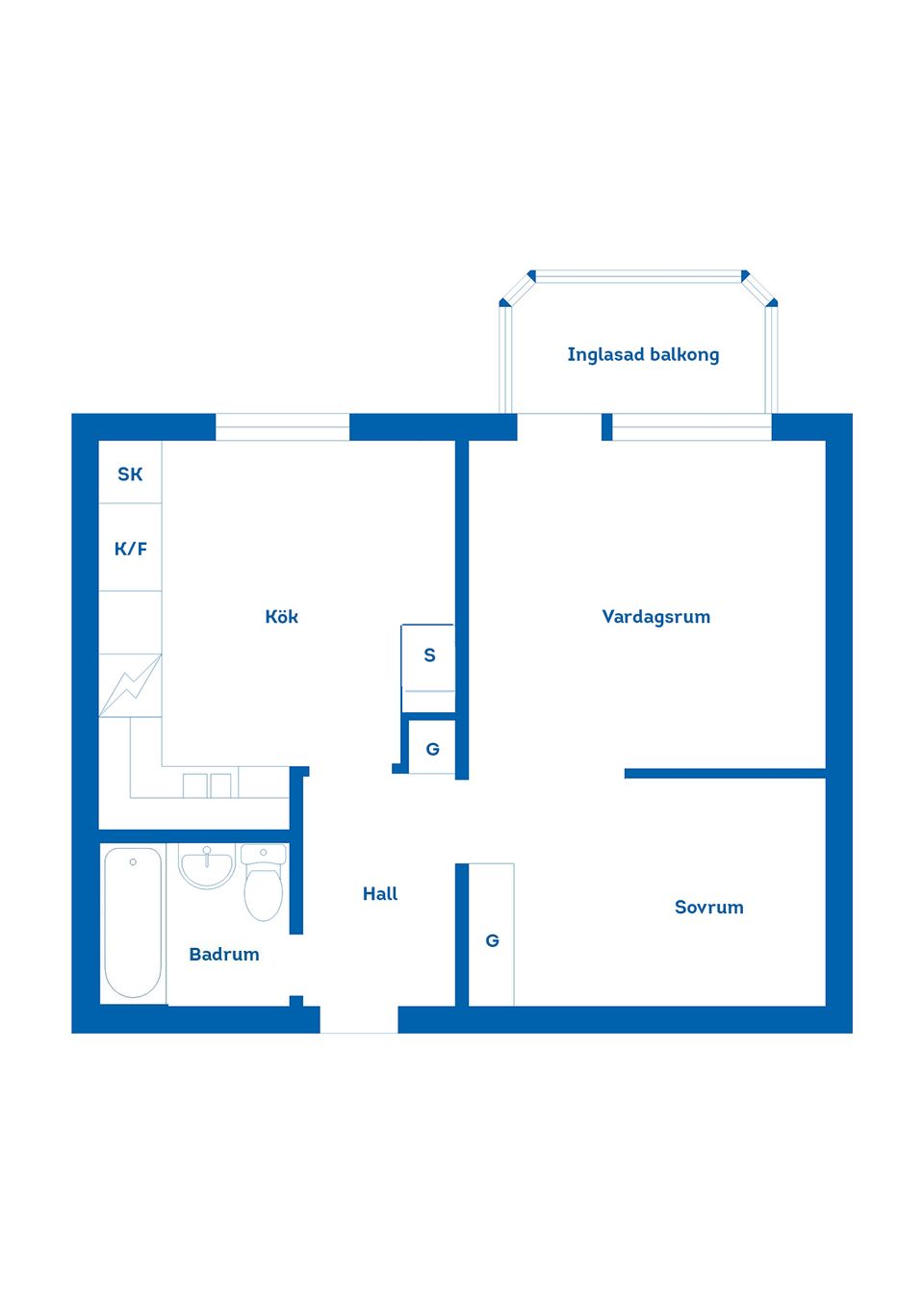 Bostadsrätt, Hillmansgatan 15B, Brynäs, Gävle