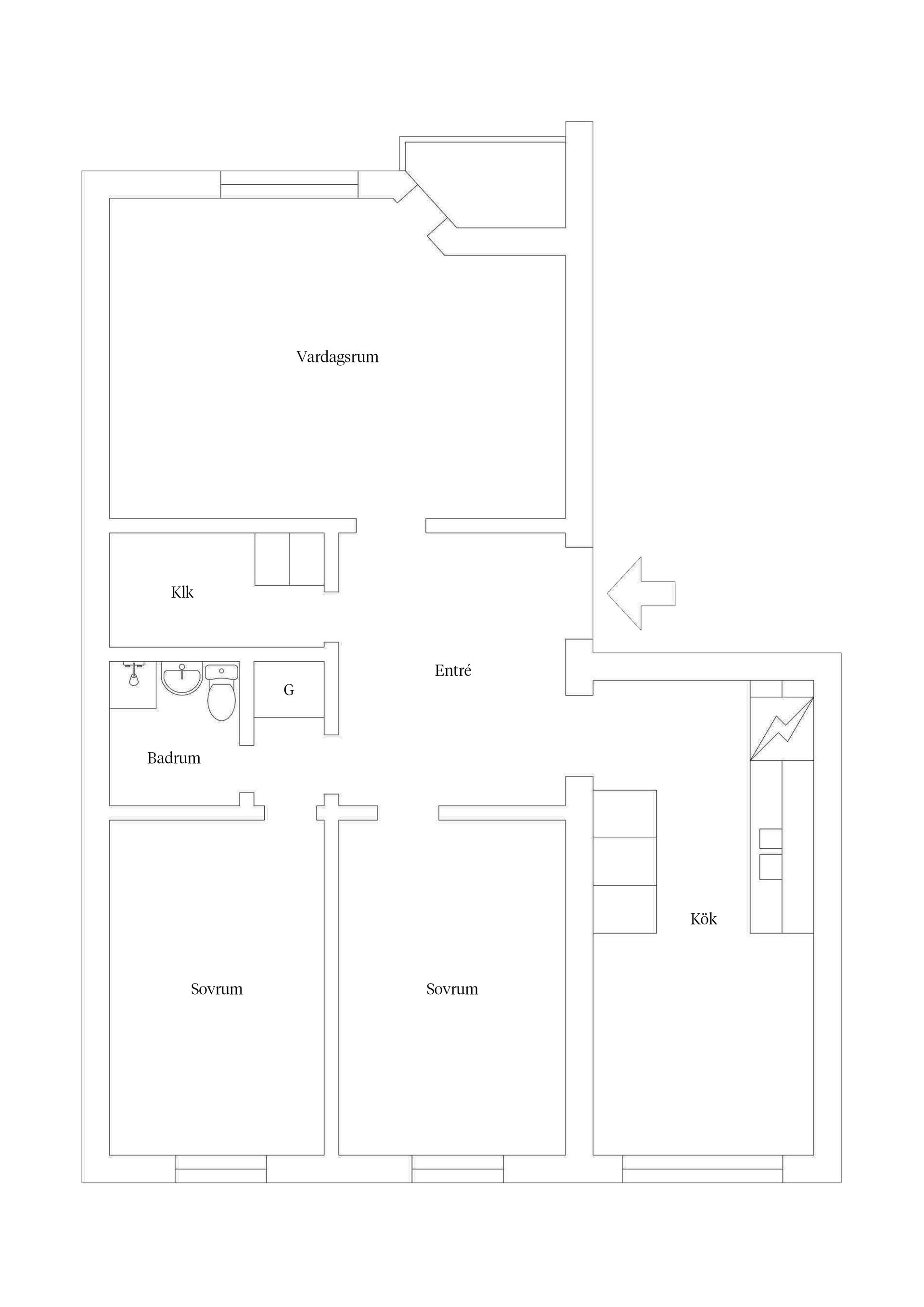 Bostadsrätt, Gilleberget 1F, Skönsberg, Sundsvall