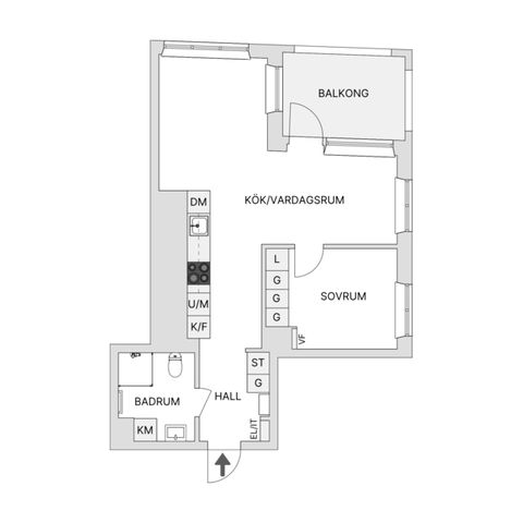 Bostadsrätt, Valfrid Palmgrens Gata 7 6tr, Hagastaden Vasastan, Stockholm