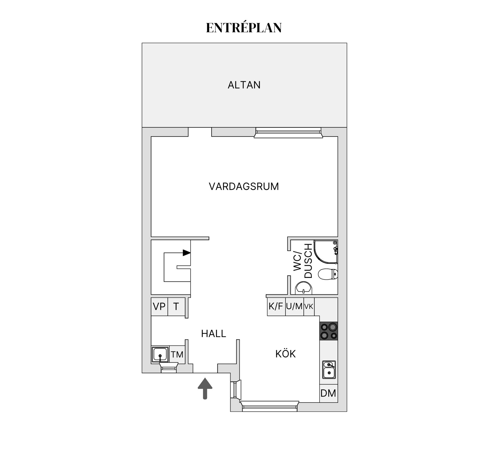 Radhus, Kummingången 4B, Hulta, Borås