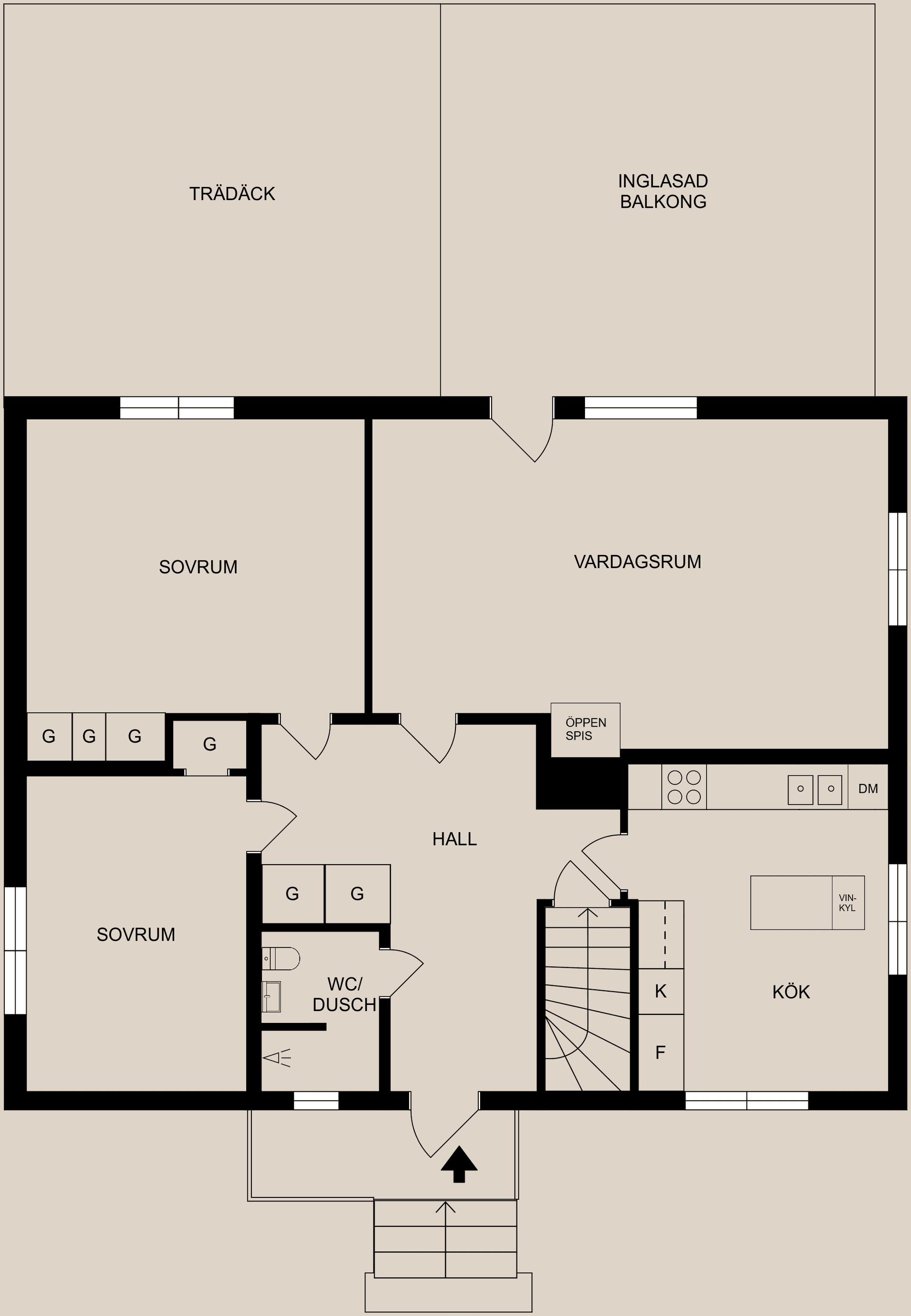 Villa, Mellangårdsvägen 10, Skärblacka - Restad, Norrköping