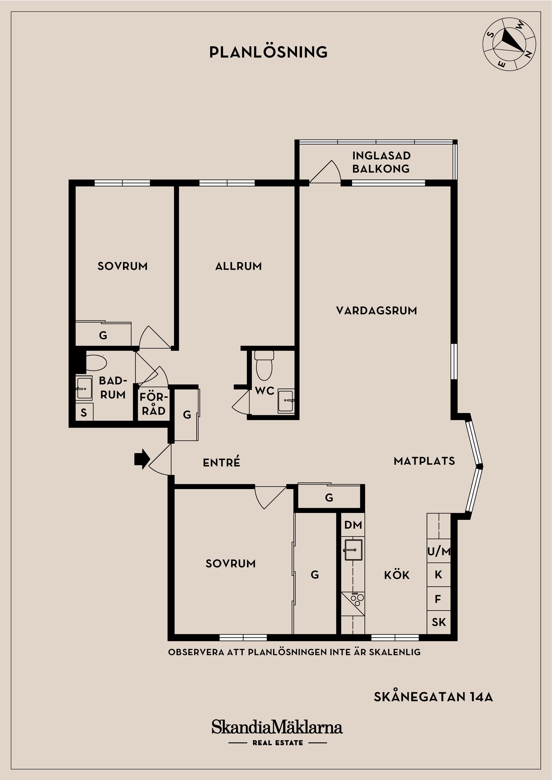 Bostadsrätt, Skånegatan 14A, Wilson Park, Helsingborg