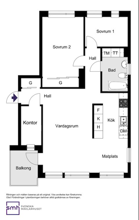 Bostadsrätt, Pettsons Gata 4, 4 tr., Bromma / Annedal, Stockholm