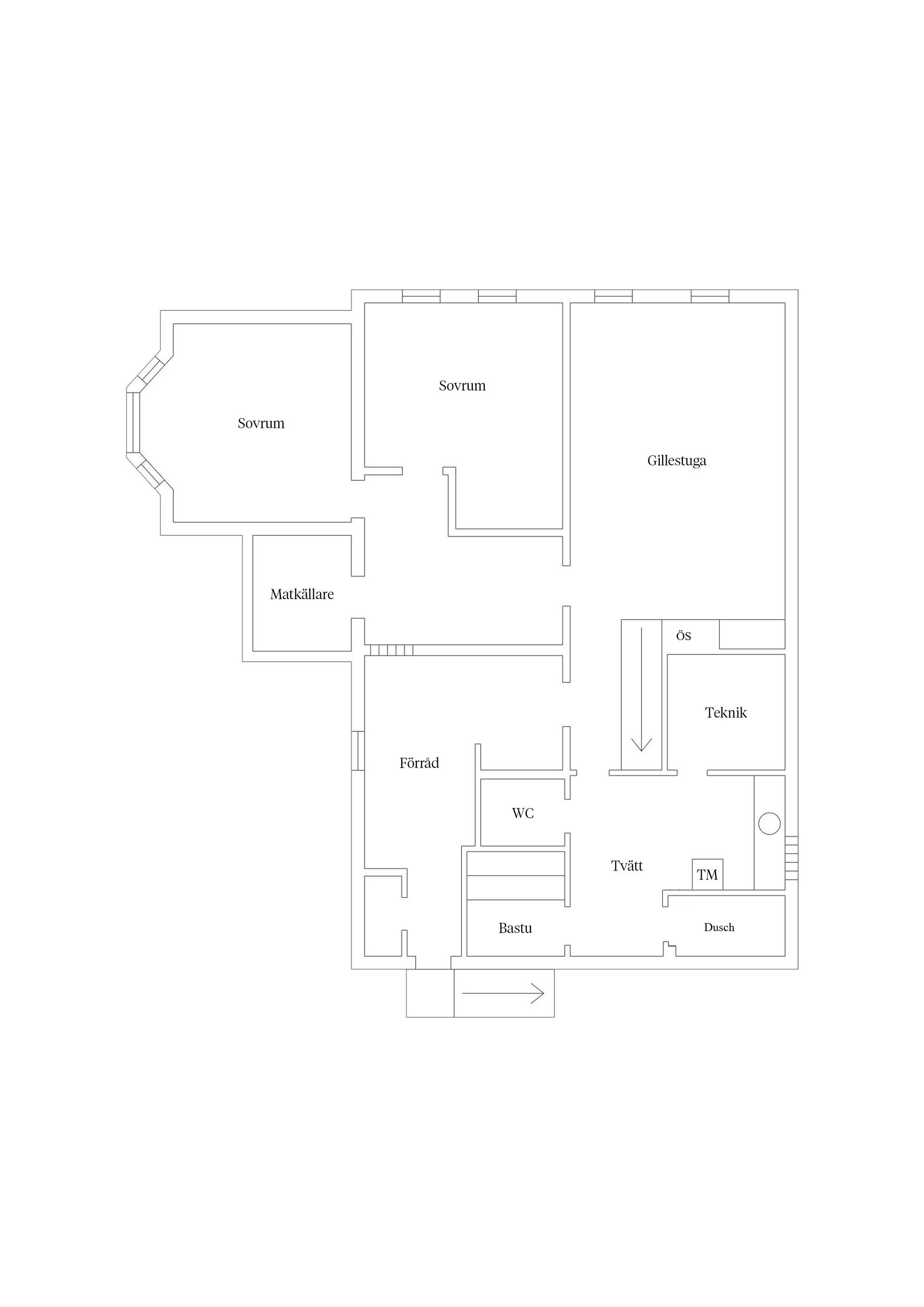 Villa, Mittgången 8, Odensala, Östersund