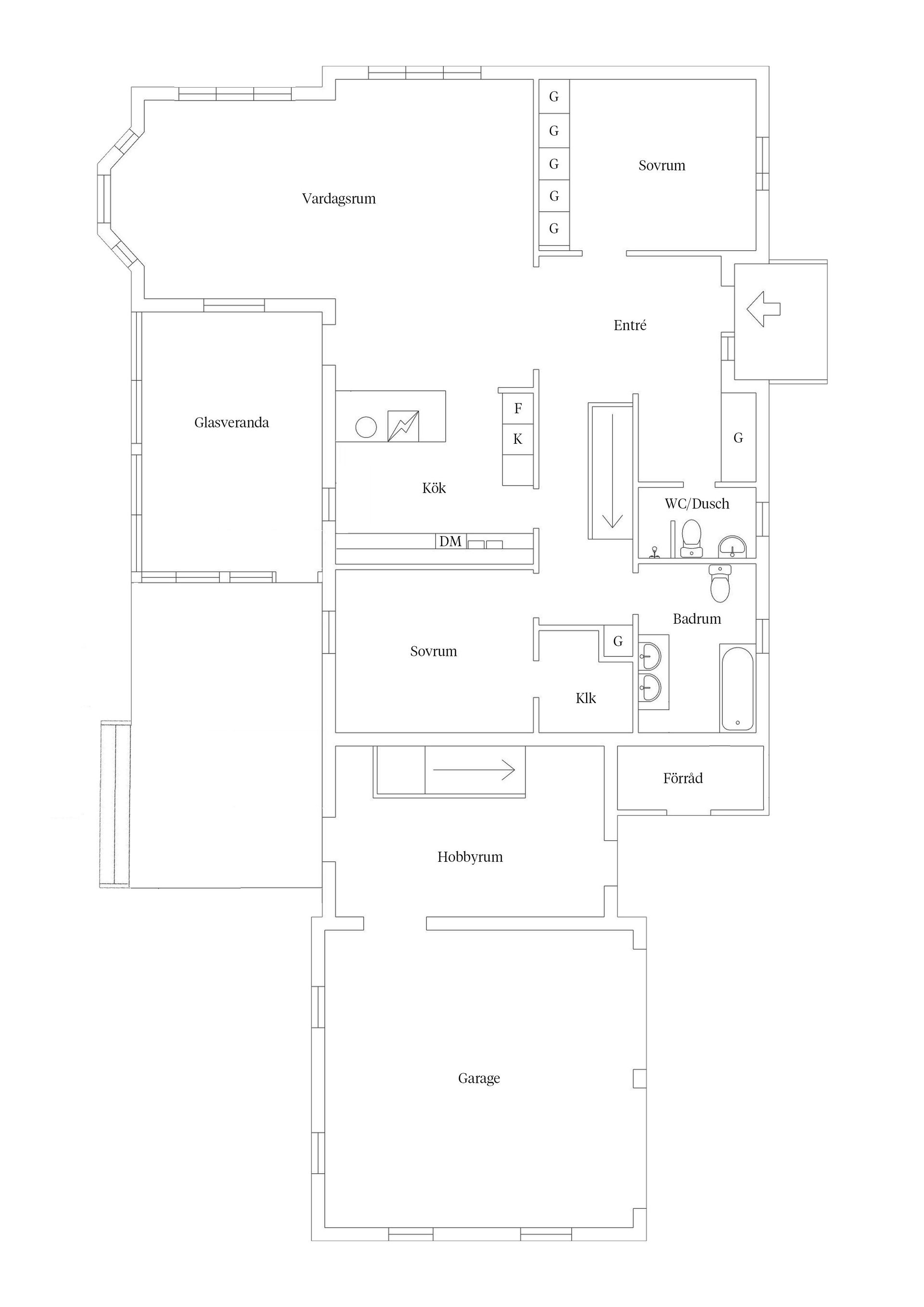 Villa, Mittgången 8, Odensala, Östersund