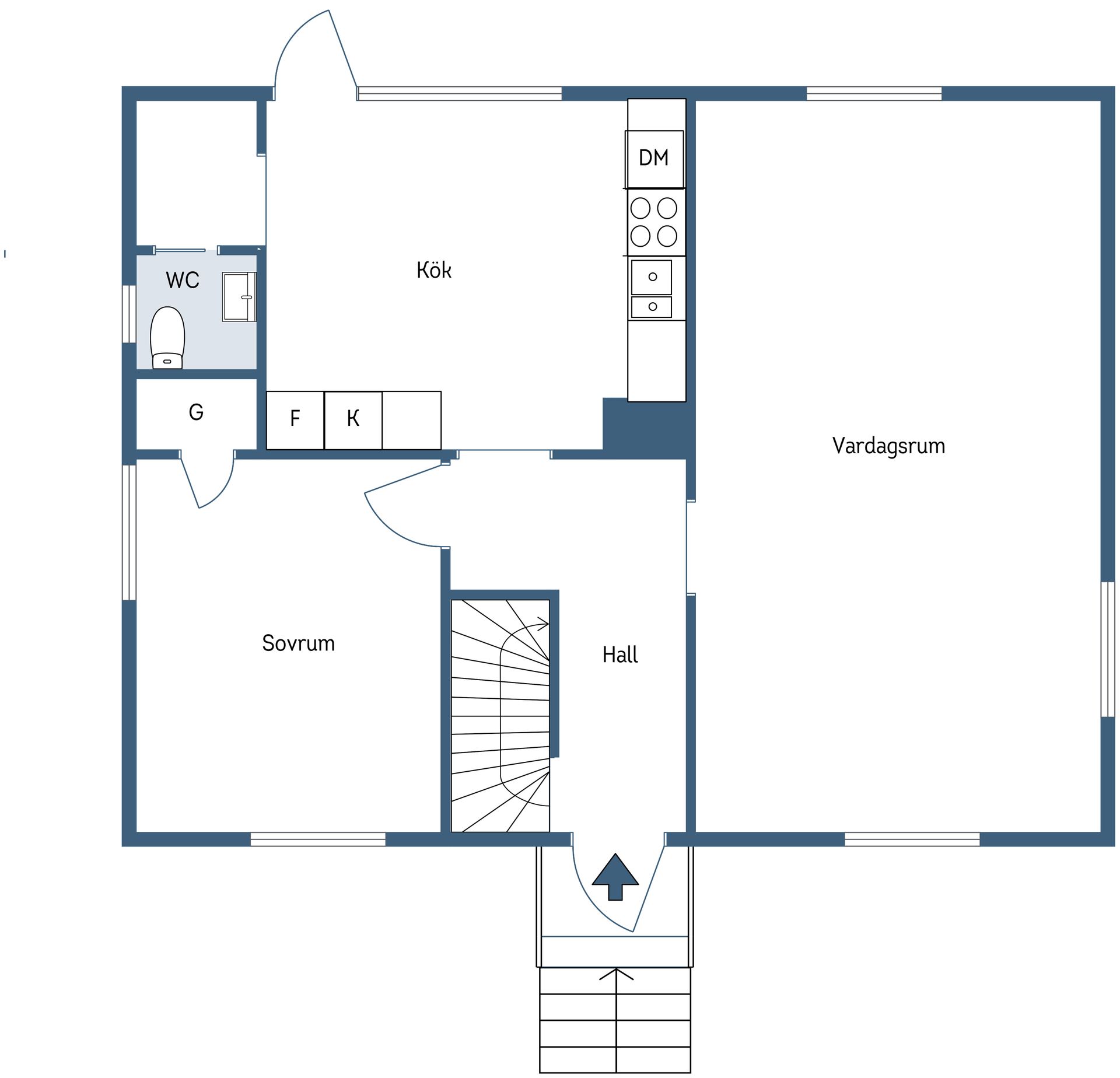 Villa, Värsåsvägen 32, Västanå, Tibro