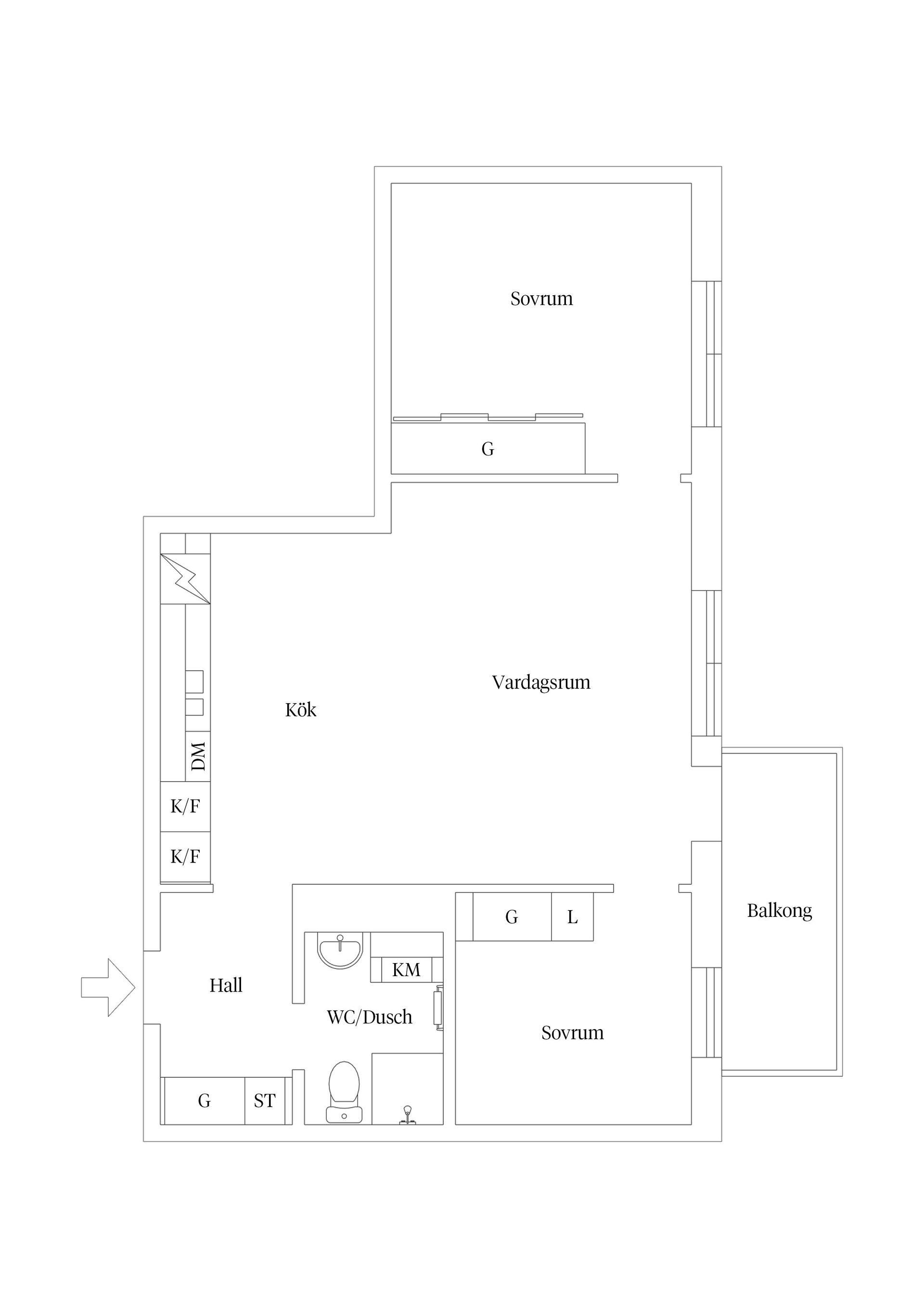 Bostadsrätt, Kantorsgatan 3B, Kapellgärdet, Uppsala