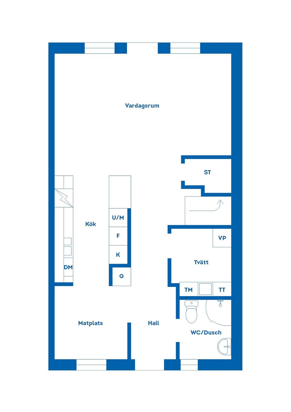 Bostadsrätt, Järnvägsgatan 27, Centralt, Gnesta