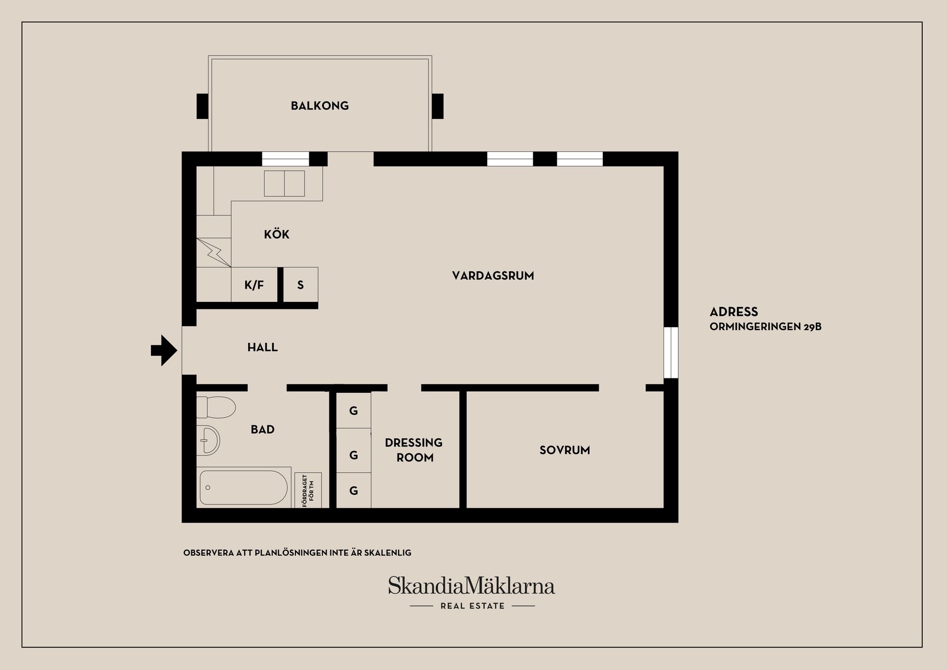 Bostadsrätt, Ormingeringen 29B, Västra Orminge, Nacka