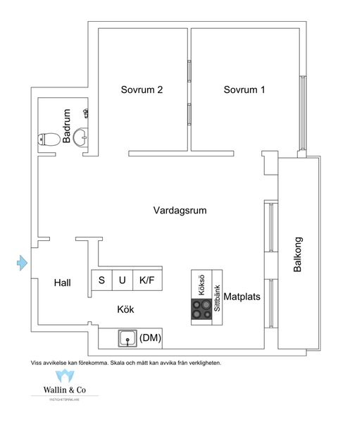 Bostadsrätt, Bergsmarksvägen 12, Kungsholmen -Stora Essingen, Stockholm