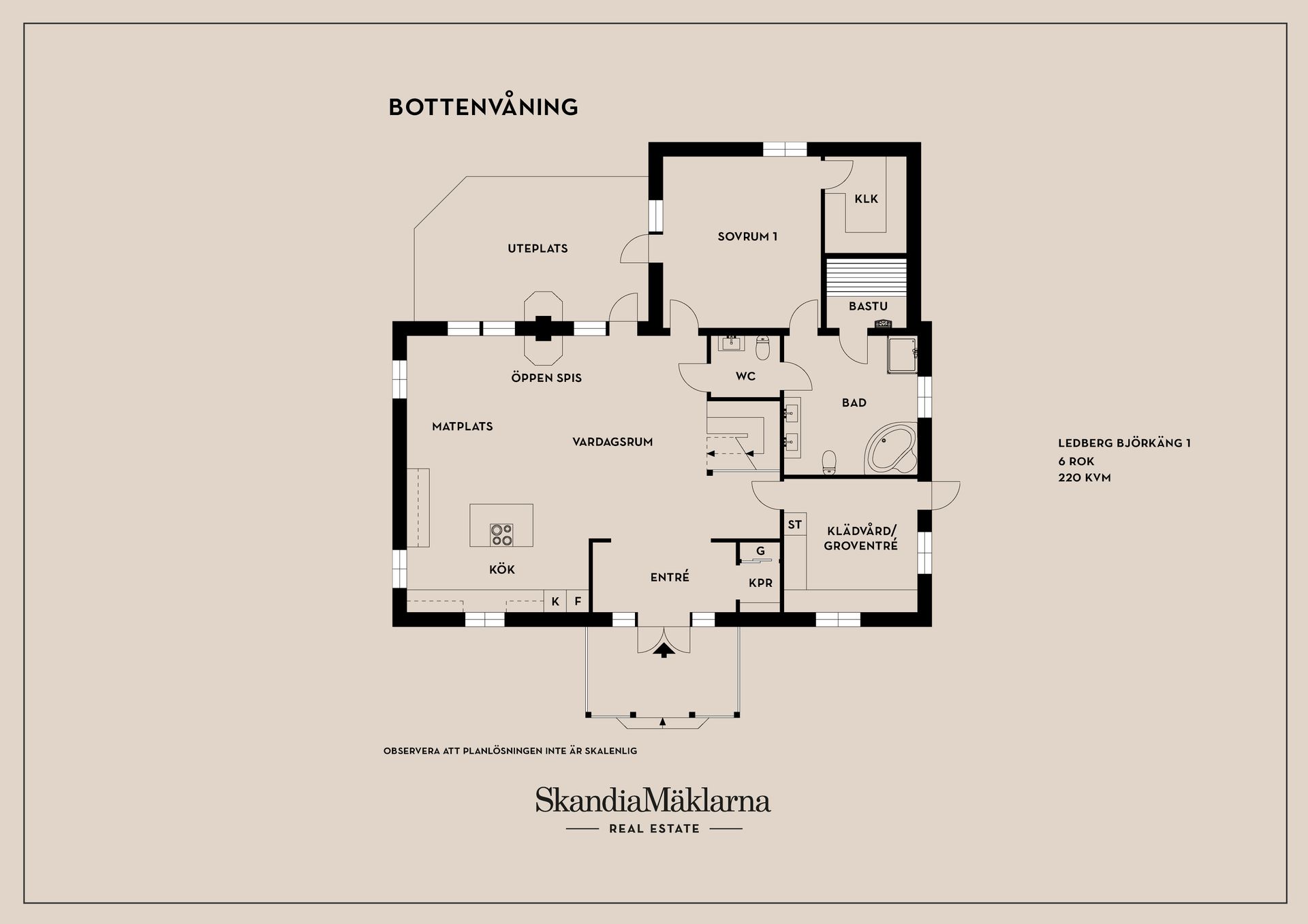 Villa, Ledberg Björkäng 1, Ledberg, Linköping