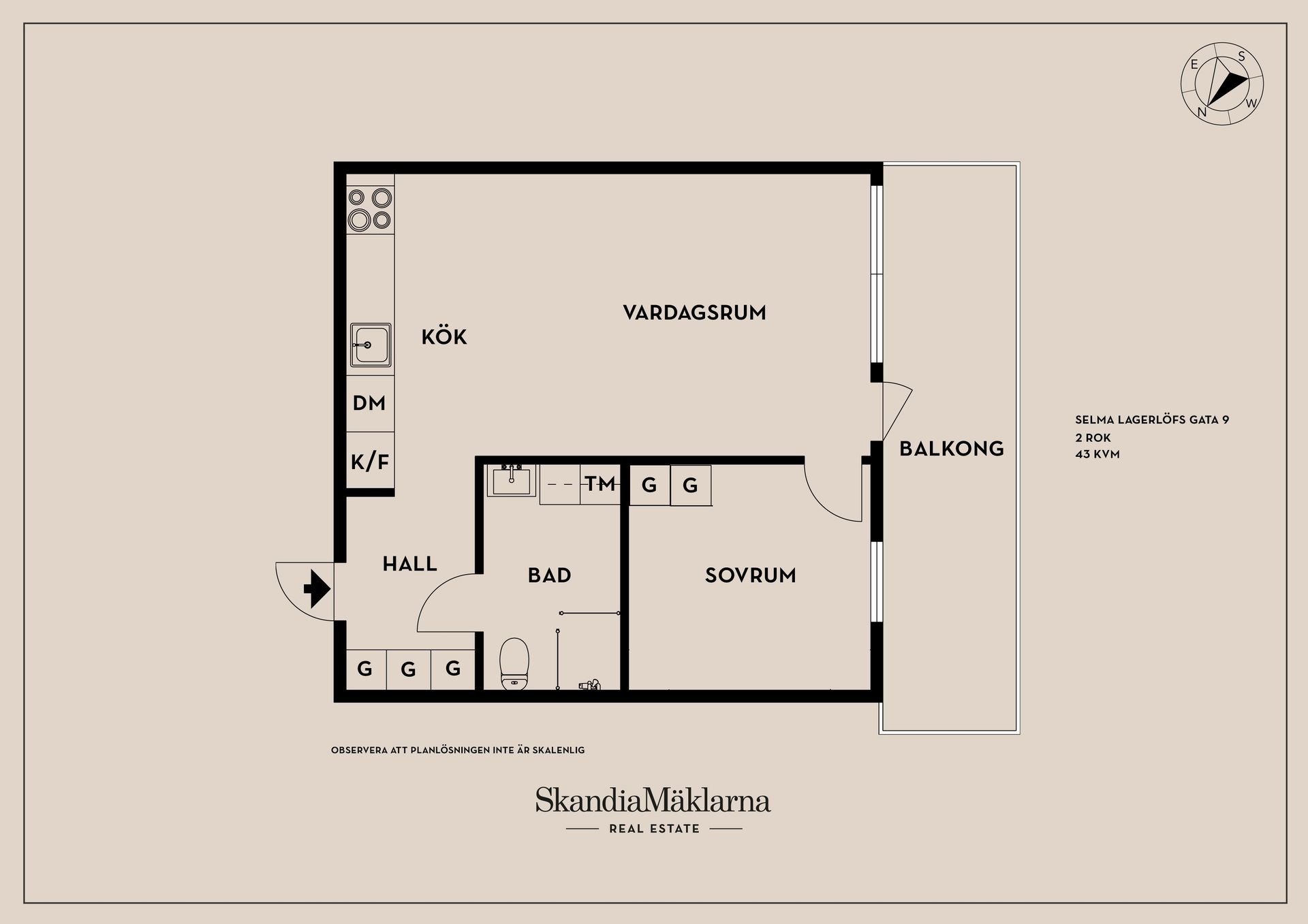 Bostadsrätt, Selma Lagerlöfs gata 9, Kungälv