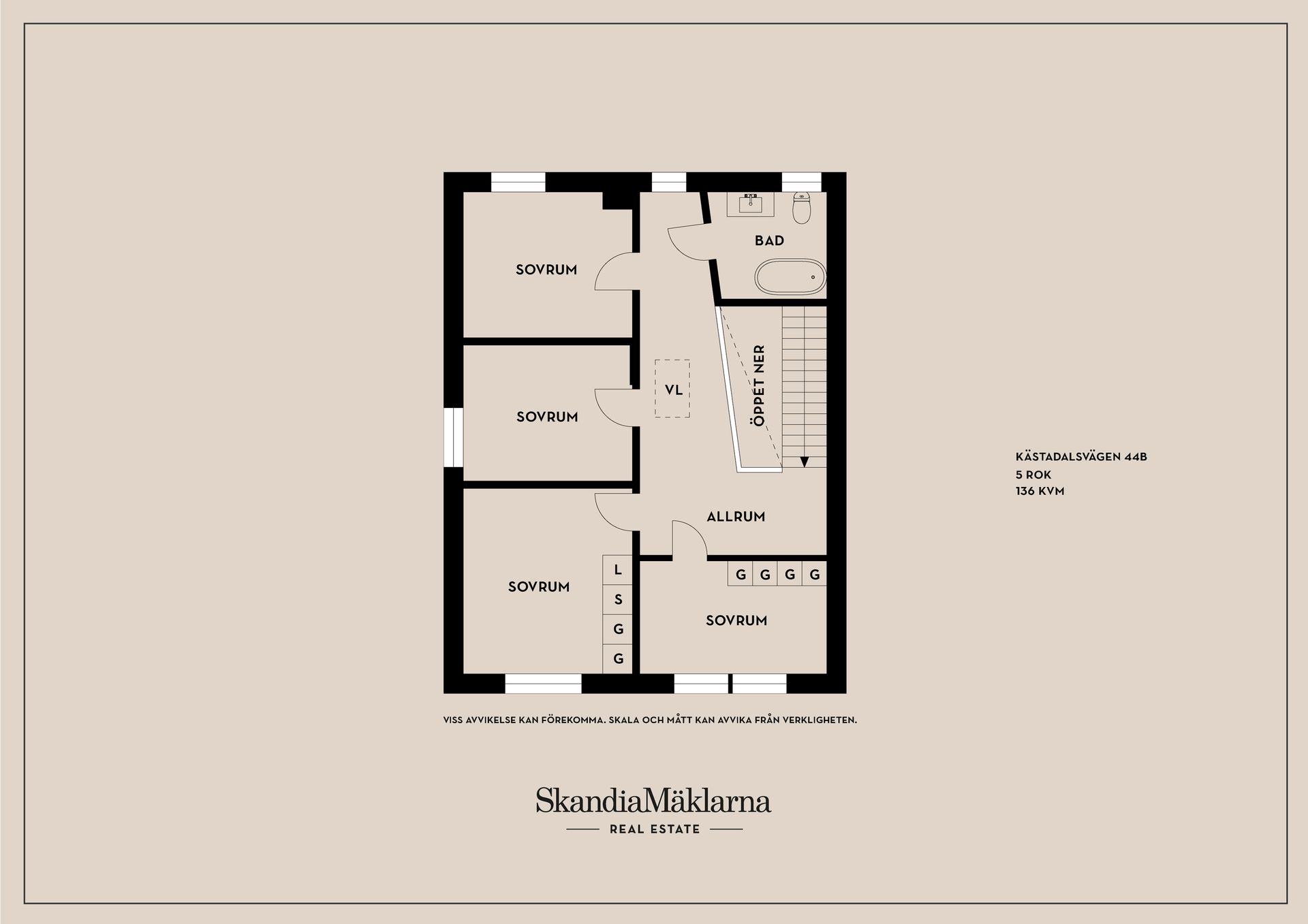 Radhus, Kästadalsvägen 44B, Huddinge - Kästa, Huddinge