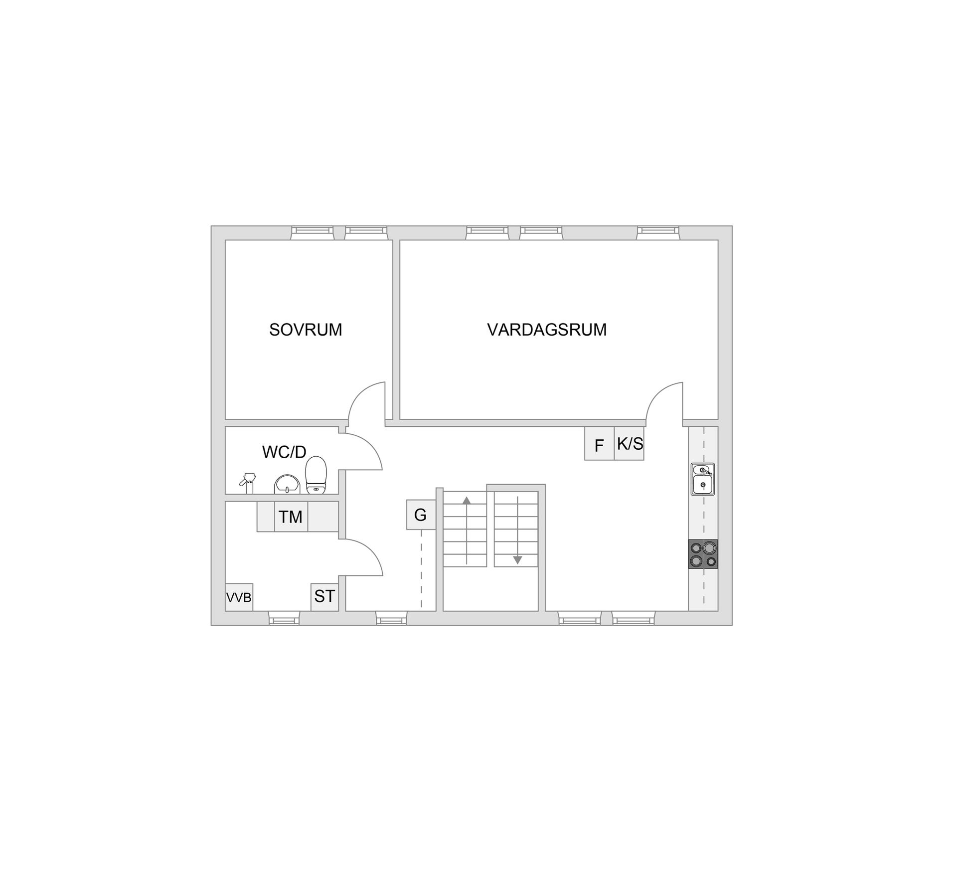 Villa, Welamssons väg 17, Mjölnargården, Karlstad