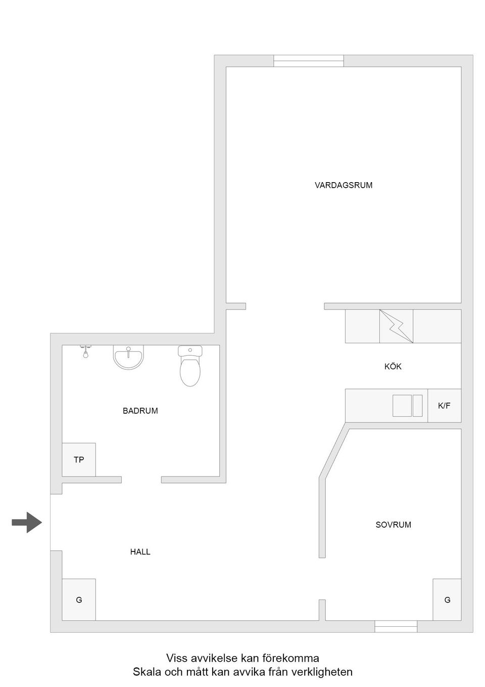 Bostadsrätt, Källgatan 15A, Centrum, Enköping