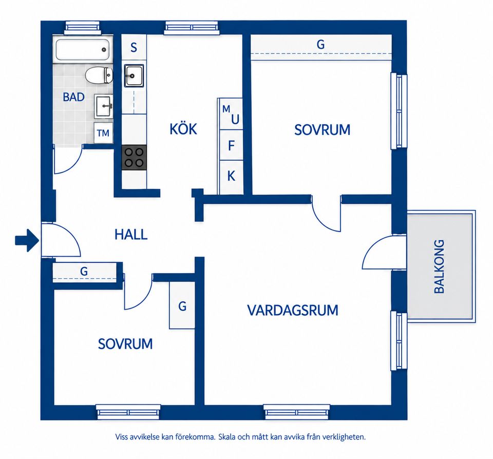 Bostadsrätt, Dörrvägen 6, Gamla Enskede, Stockholm