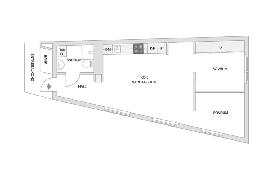 Bostadsrätt, Gamla Enköpingsvägen 152, Ursvik, Sundbyberg