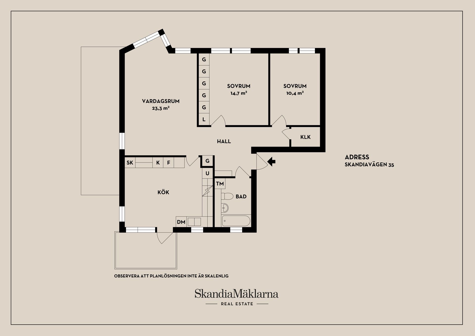 Bostadsrätt, Skandiavägen 35, Danderyd