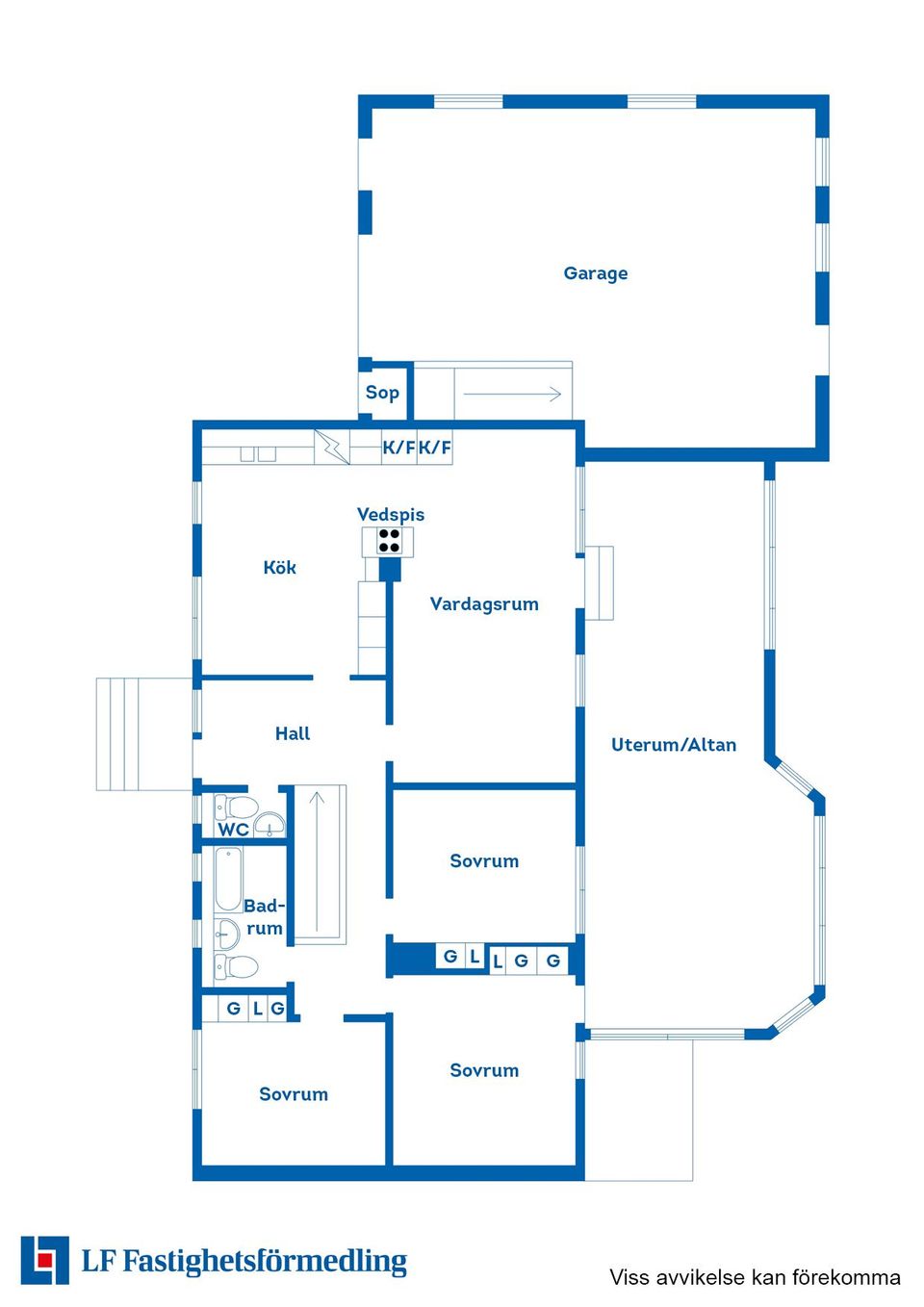 Villa, Vallmovägen 3, Hillared, Svenljunga