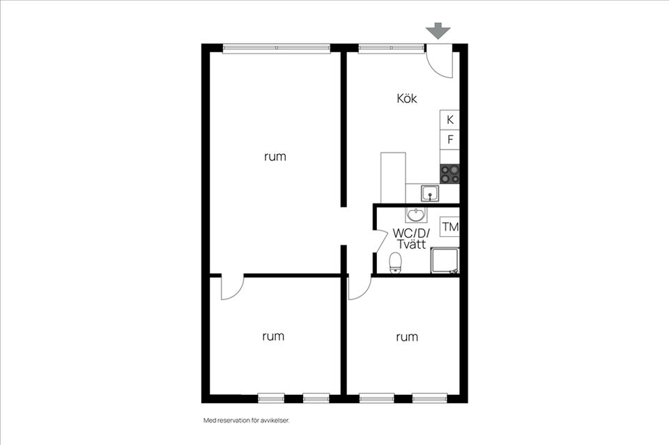 Bostadsrätt, Pinnmogatan 34, Vilbergen, Norrköping