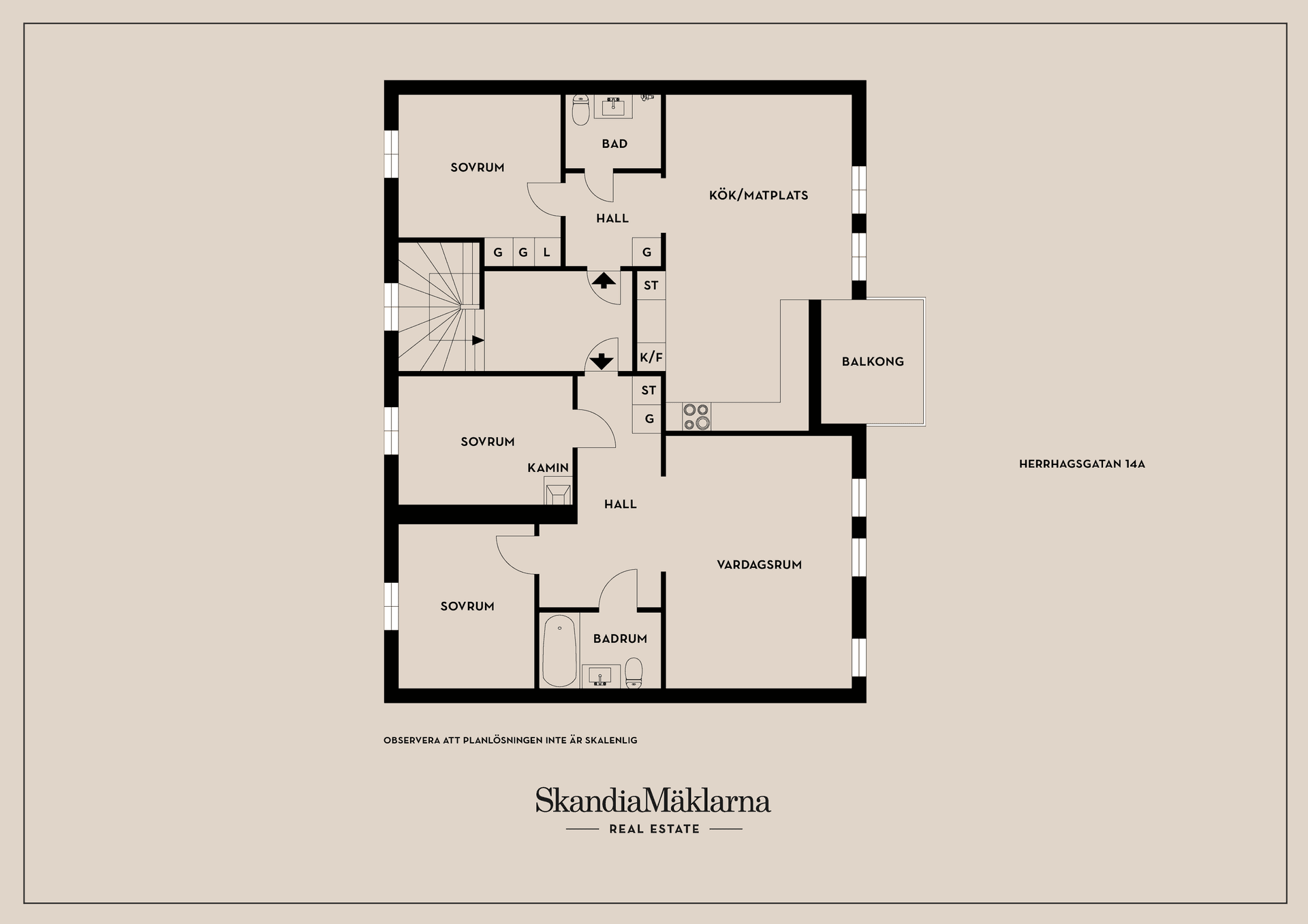 Bostadsrätt, Herrhagsgatan 14A, Herrhagen, Karlstad