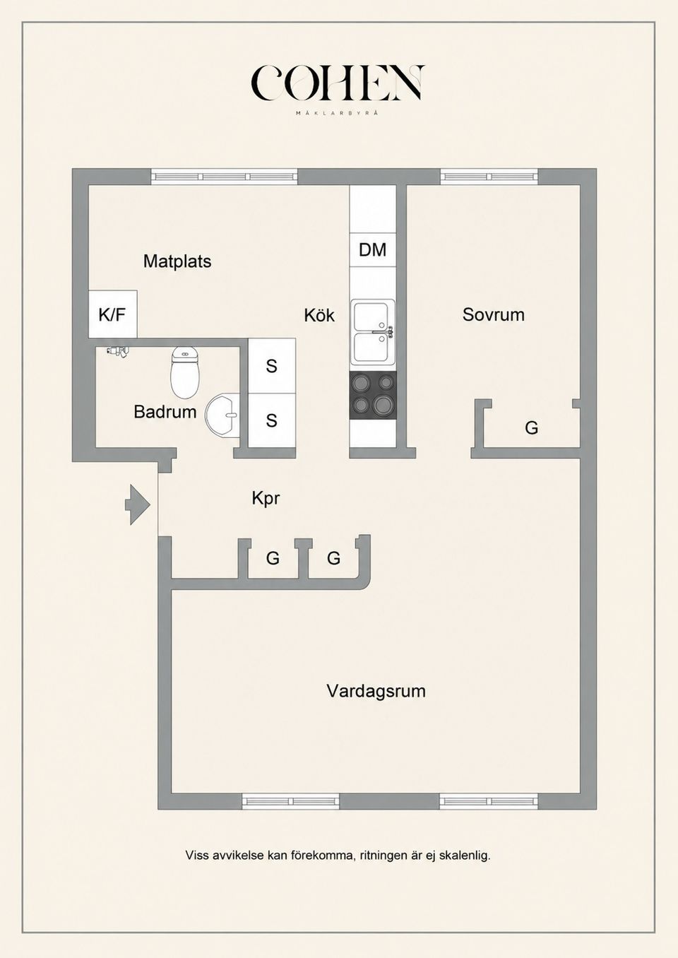 Bostadsrätt, Ymergatan 36C, Fålhagen, Uppsala