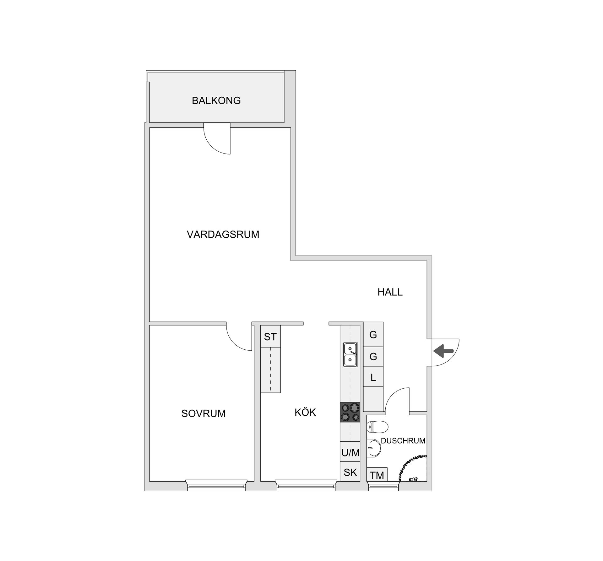 Bostadsrätt, Vintergatan 11B, Centralt, Örnsköldsvik