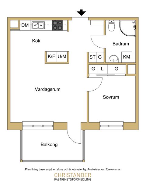 Bostadsrätt, Kvarnbyvallen 19, Kvarnbyvallen, Mölndal
